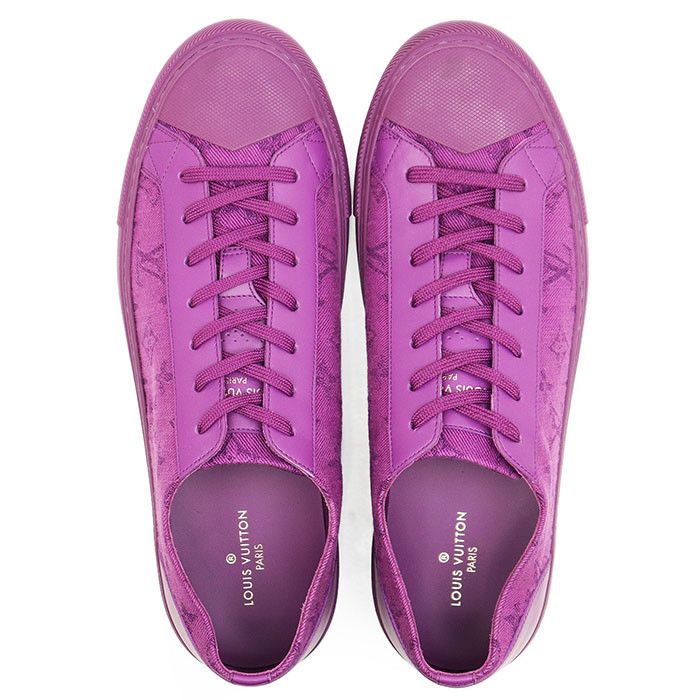 Louis Vuitton Louis Vuitton Louis Vuitton Monogram Leather Canvas Sneakers Leather Shoes DUTY FREE for USA Size ONE SIZE - 8 Thumbnail
