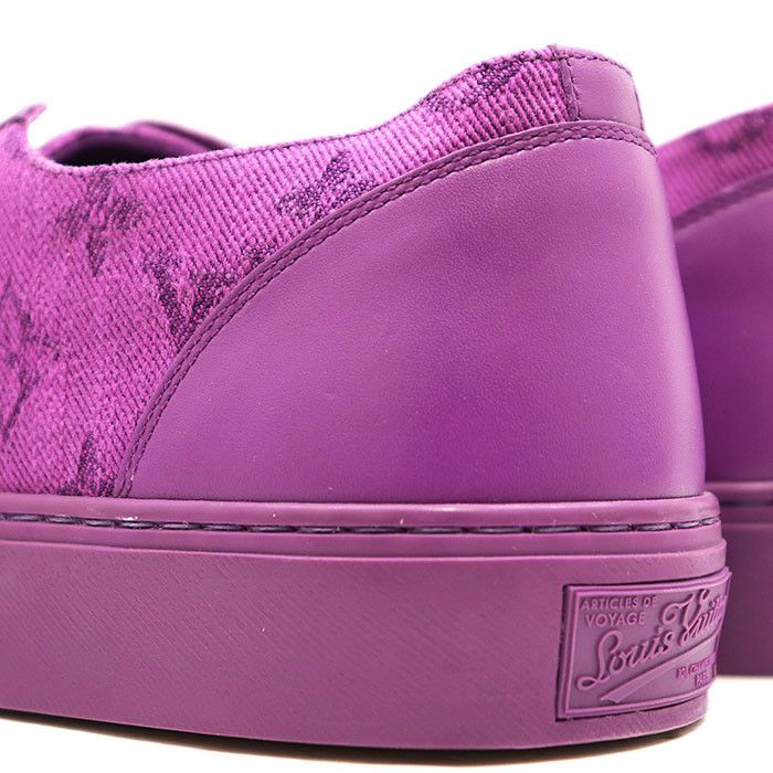 Louis Vuitton Louis Vuitton Louis Vuitton Monogram Leather Canvas Sneakers Leather Shoes DUTY FREE for USA Size ONE SIZE - 7 Thumbnail