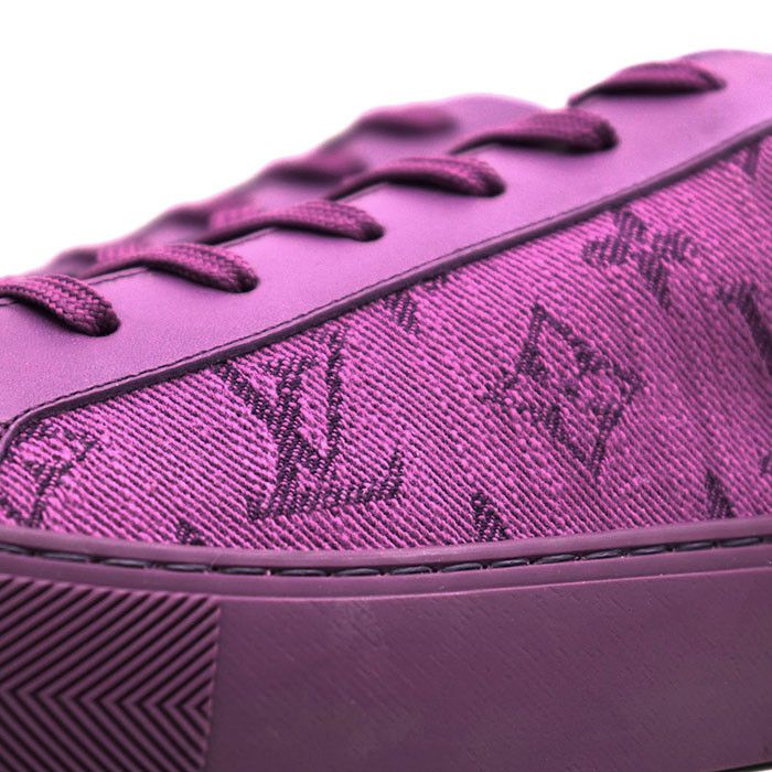 Louis Vuitton Louis Vuitton Louis Vuitton Monogram Leather Canvas Sneakers Leather Shoes DUTY FREE for USA Size ONE SIZE - 15 Thumbnail