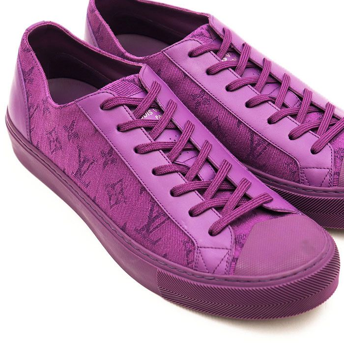 Louis Vuitton Louis Vuitton Louis Vuitton Monogram Leather Canvas Sneakers Leather Shoes DUTY FREE for USA Size ONE SIZE - 14 Thumbnail