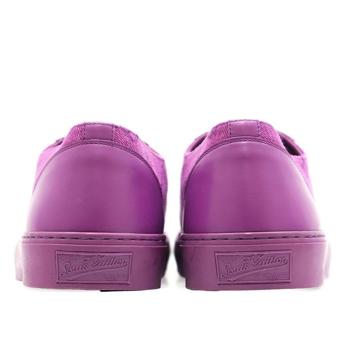 Louis Vuitton Louis Vuitton Louis Vuitton Monogram Leather Canvas Sneakers Leather Shoes DUTY FREE for USA Size ONE SIZE - 6 Thumbnail