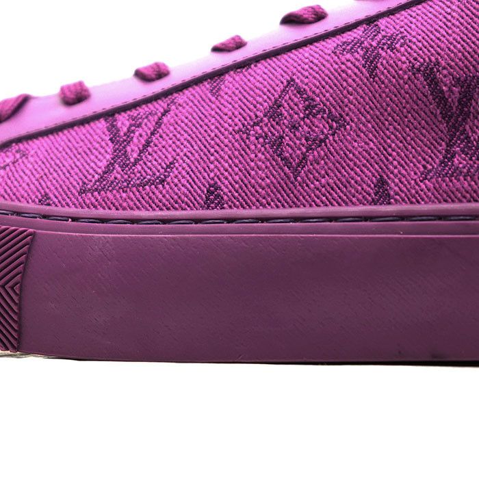 Louis Vuitton Louis Vuitton Louis Vuitton Monogram Leather Canvas Sneakers Leather Shoes DUTY FREE for USA Size ONE SIZE - 16 Thumbnail