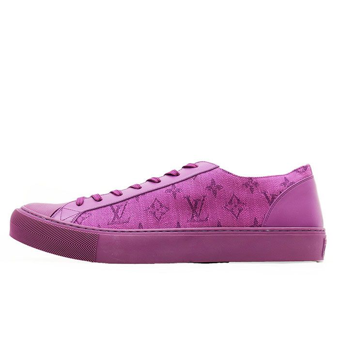 Louis Vuitton Louis Vuitton Louis Vuitton Monogram Leather Canvas Sneakers Leather Shoes DUTY FREE for USA Size ONE SIZE - 5 Thumbnail