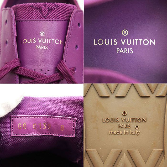Louis Vuitton Louis Vuitton Louis Vuitton Monogram Leather Canvas Sneakers Leather Shoes DUTY FREE for USA Size ONE SIZE - 10 Thumbnail