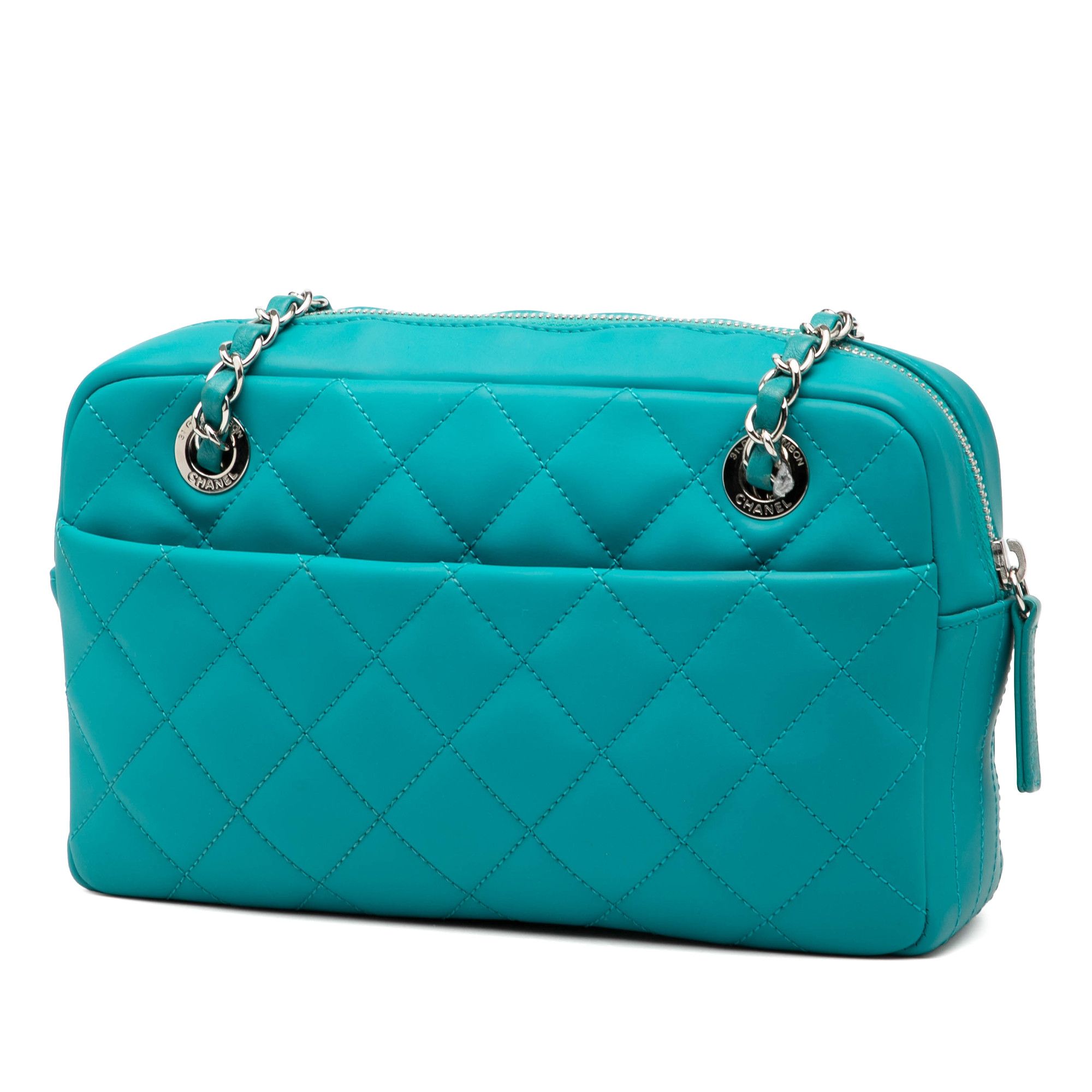 Chanel Chanel Medium CC Quilted Rubberized Lambskin Coco Rain Camera Bag Size ONE SIZE - 2 Thumbnail