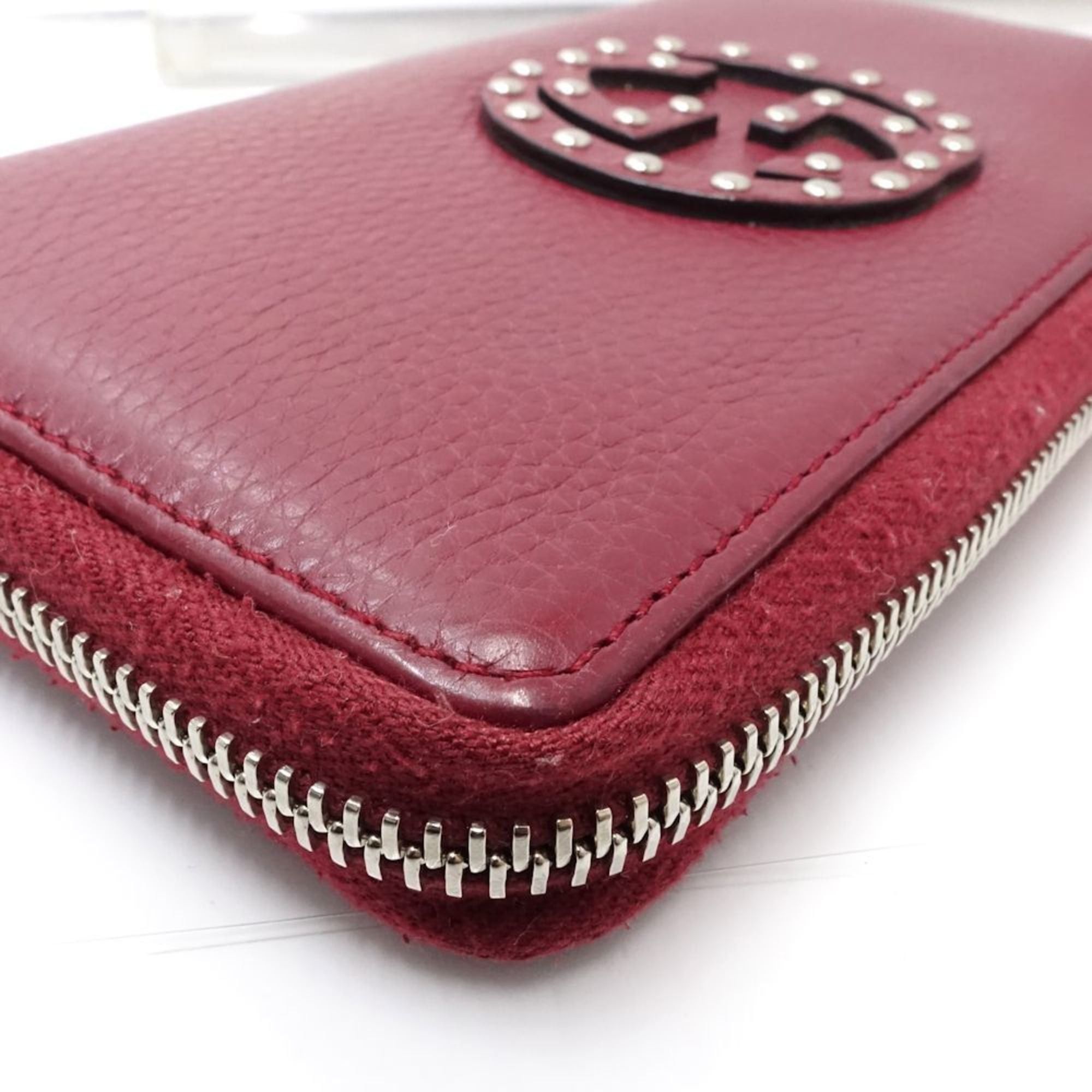 Gucci GUCCI Long Wallet 308004 Round Soho Leather Bordeaux Women's 181850 Size ONE SIZE - 5 Thumbnail