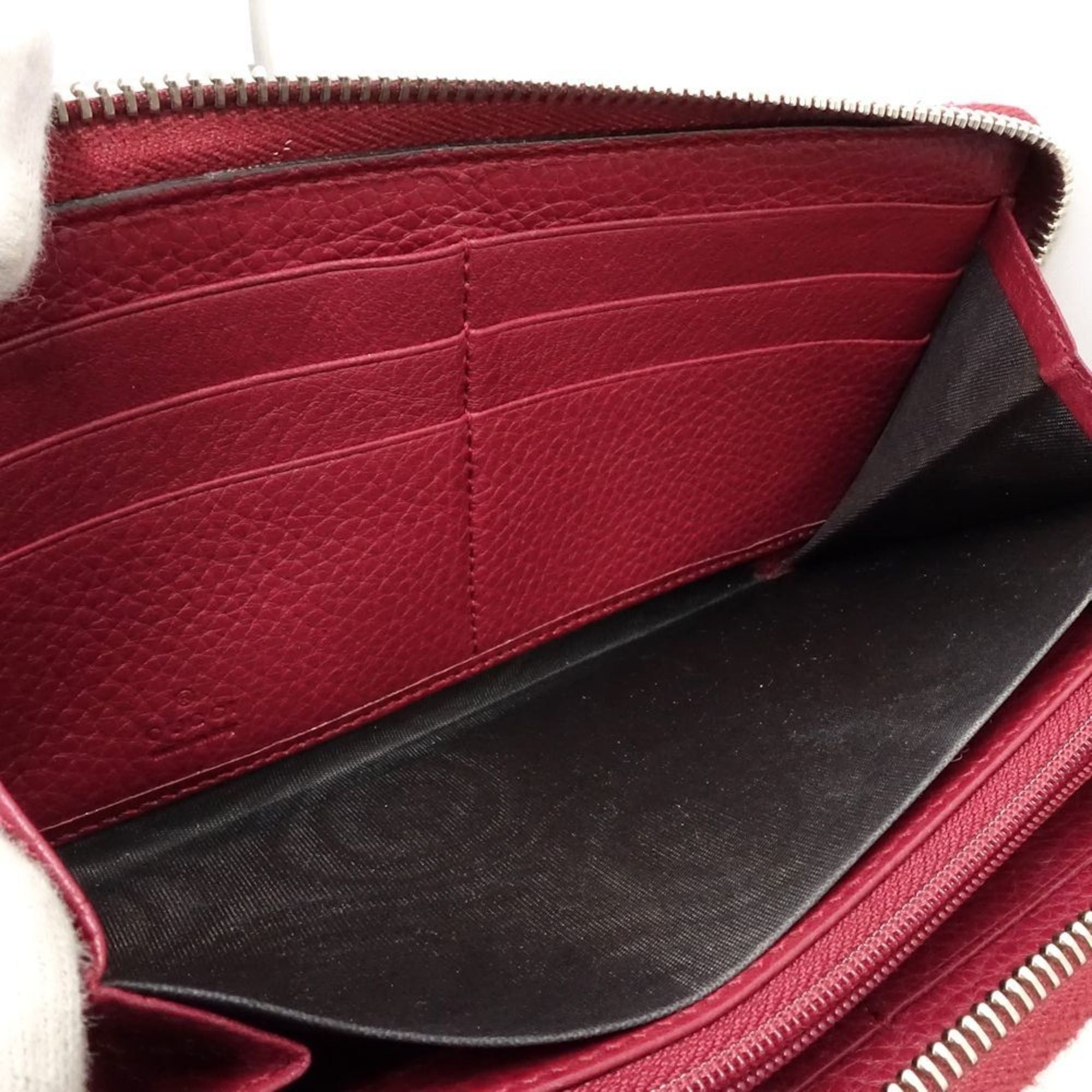 Gucci GUCCI Long Wallet 308004 Round Soho Leather Bordeaux Women's 181850 Size ONE SIZE - 6 Thumbnail