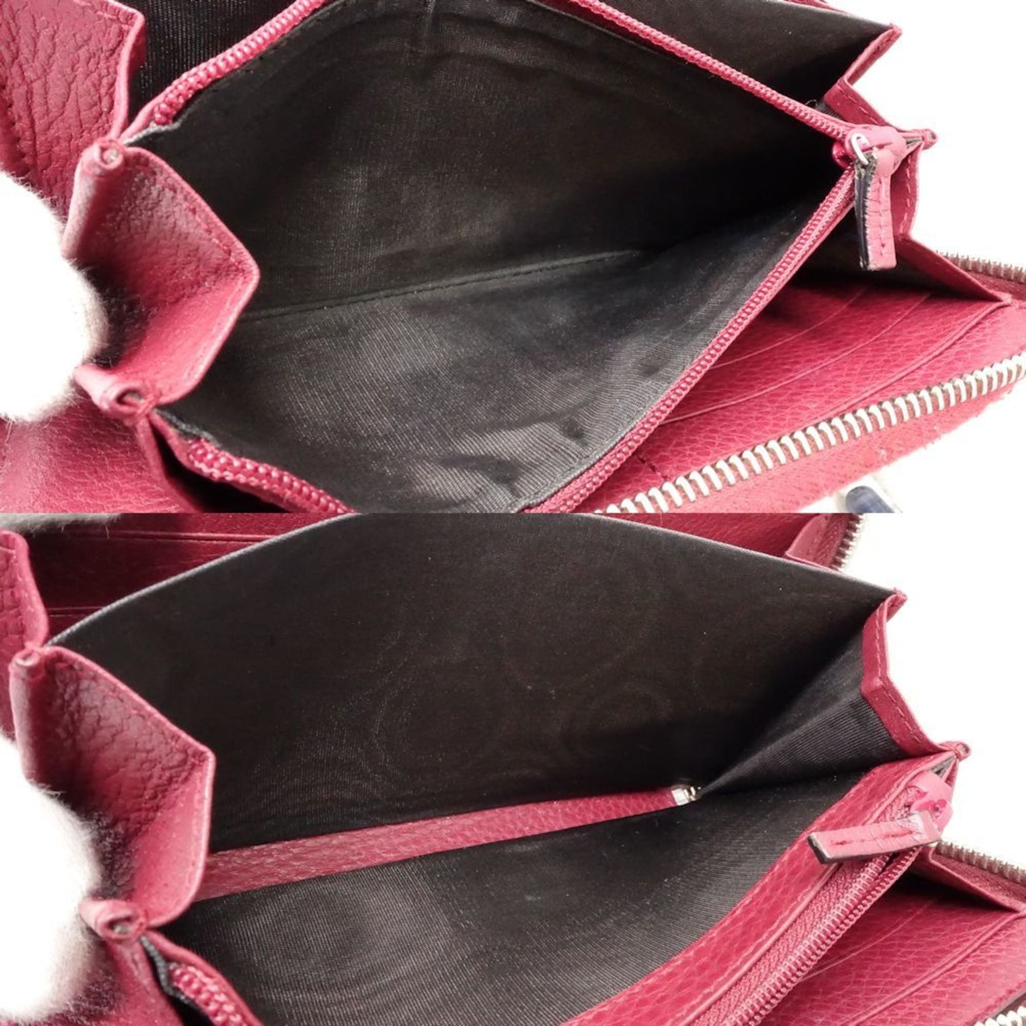 Gucci GUCCI Long Wallet 308004 Round Soho Leather Bordeaux Women's 181850 Size ONE SIZE - 8 Thumbnail