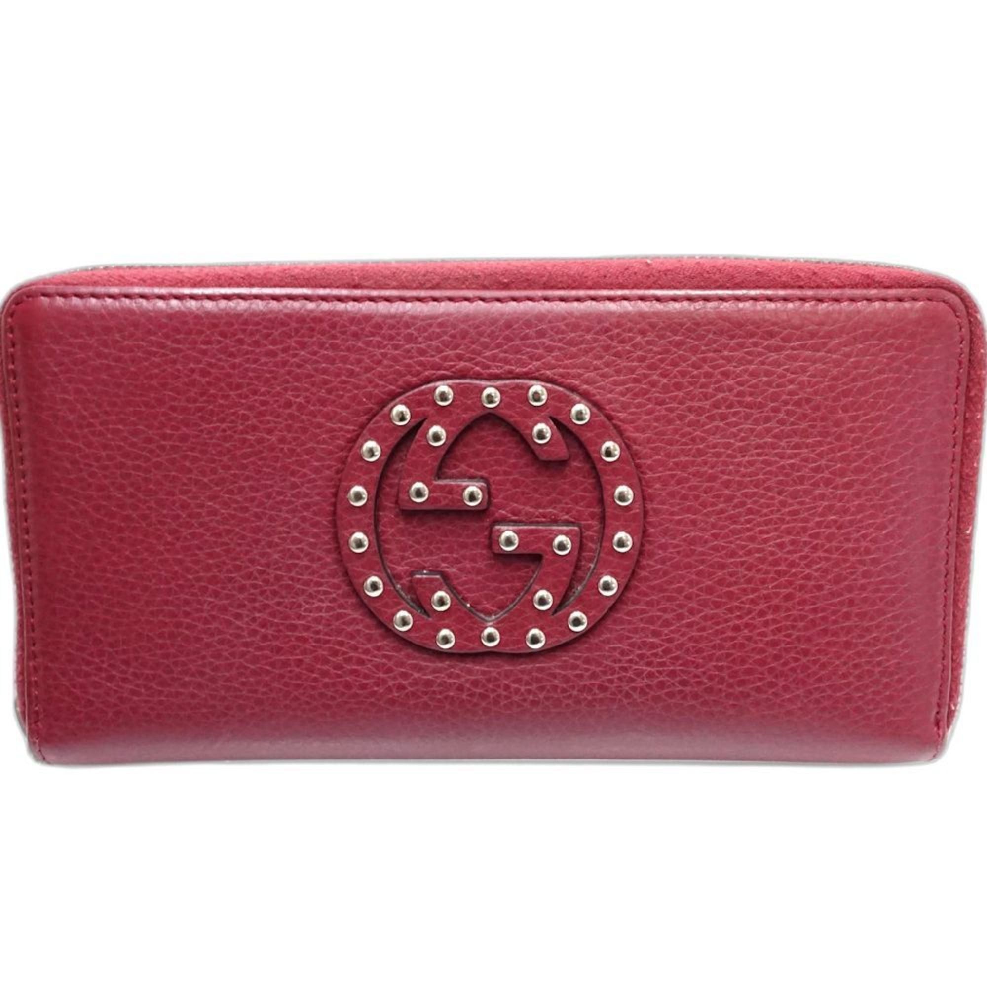 Gucci GUCCI Long Wallet 308004 Round Soho Leather Bordeaux Women's 181850 Size ONE SIZE - 2 Thumbnail