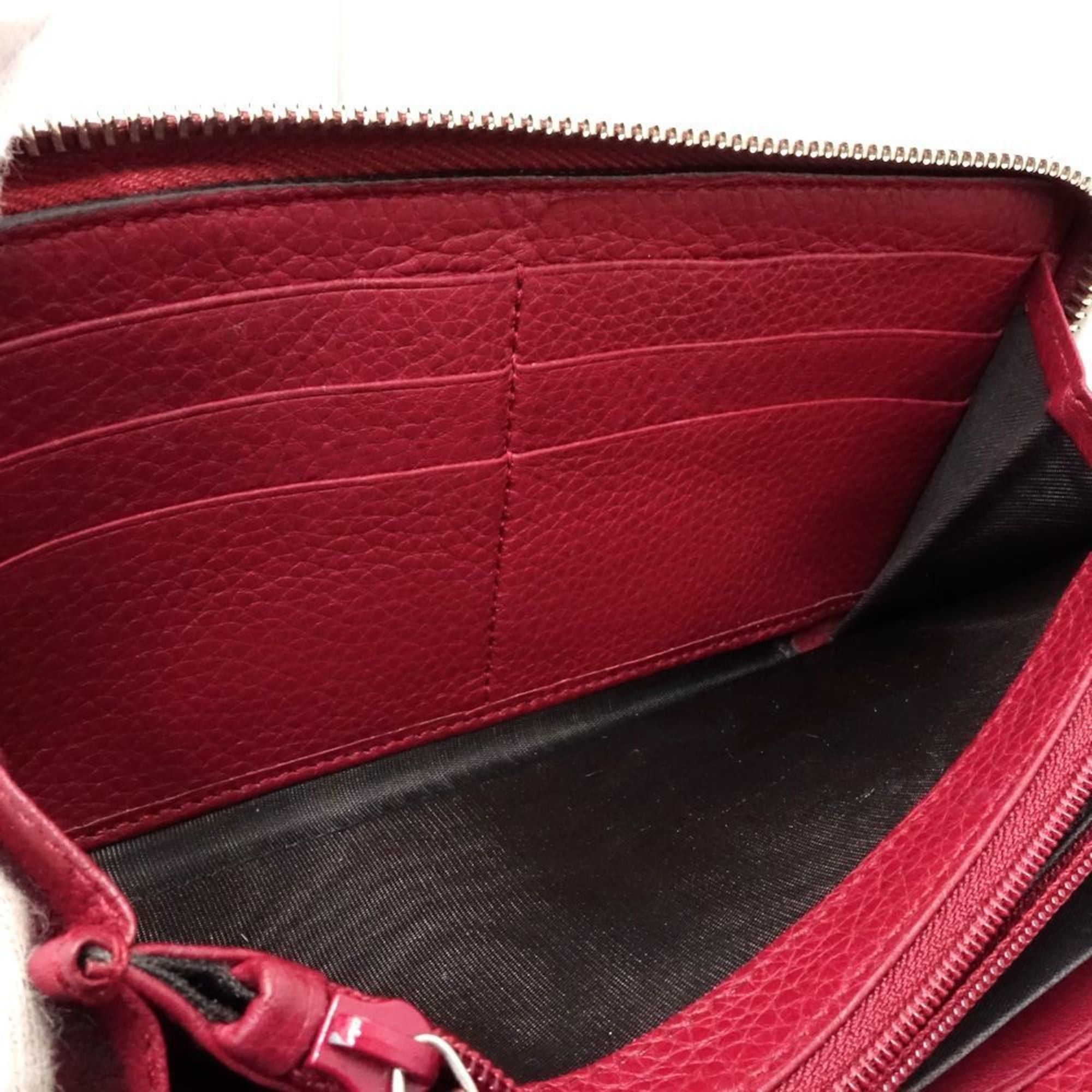 Gucci GUCCI Long Wallet 308004 Round Soho Leather Bordeaux Women's 181850 Size ONE SIZE - 7 Thumbnail