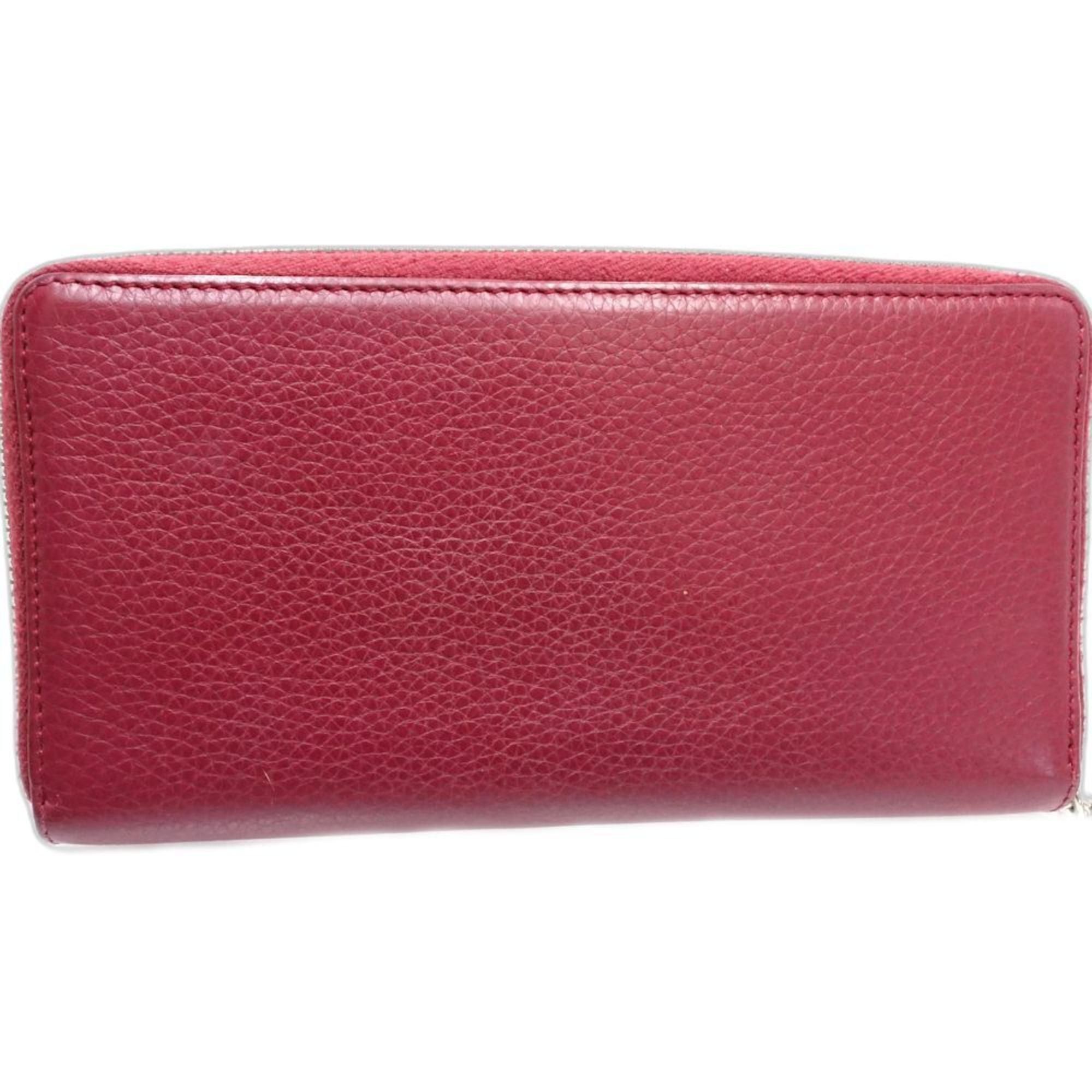 Gucci GUCCI Long Wallet 308004 Round Soho Leather Bordeaux Women's 181850 Size ONE SIZE - 3 Thumbnail