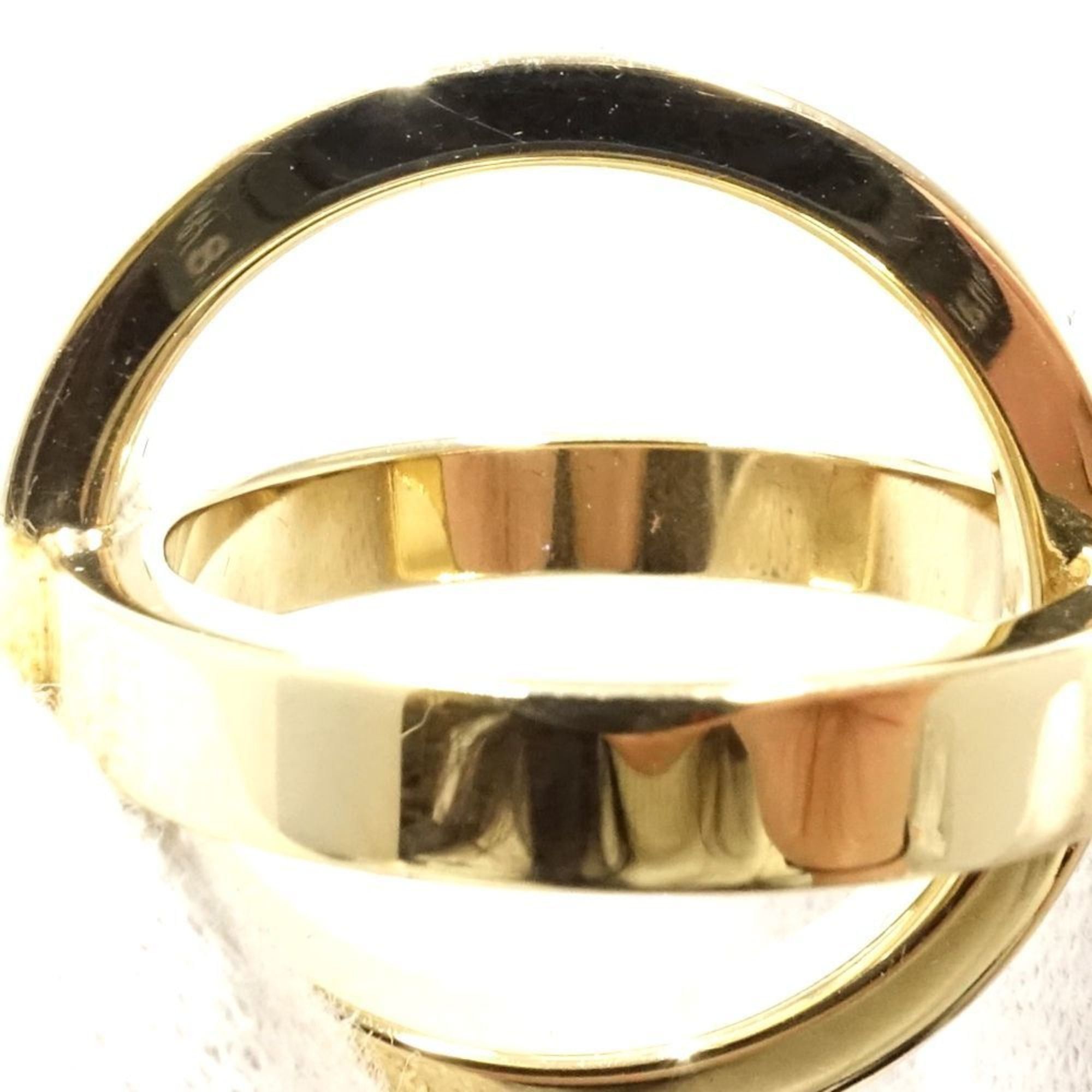 Hermes HERMES Cosmos Scarf Ring, Gold Plated, Women's, 181796 Size ONE SIZE - 4 Thumbnail