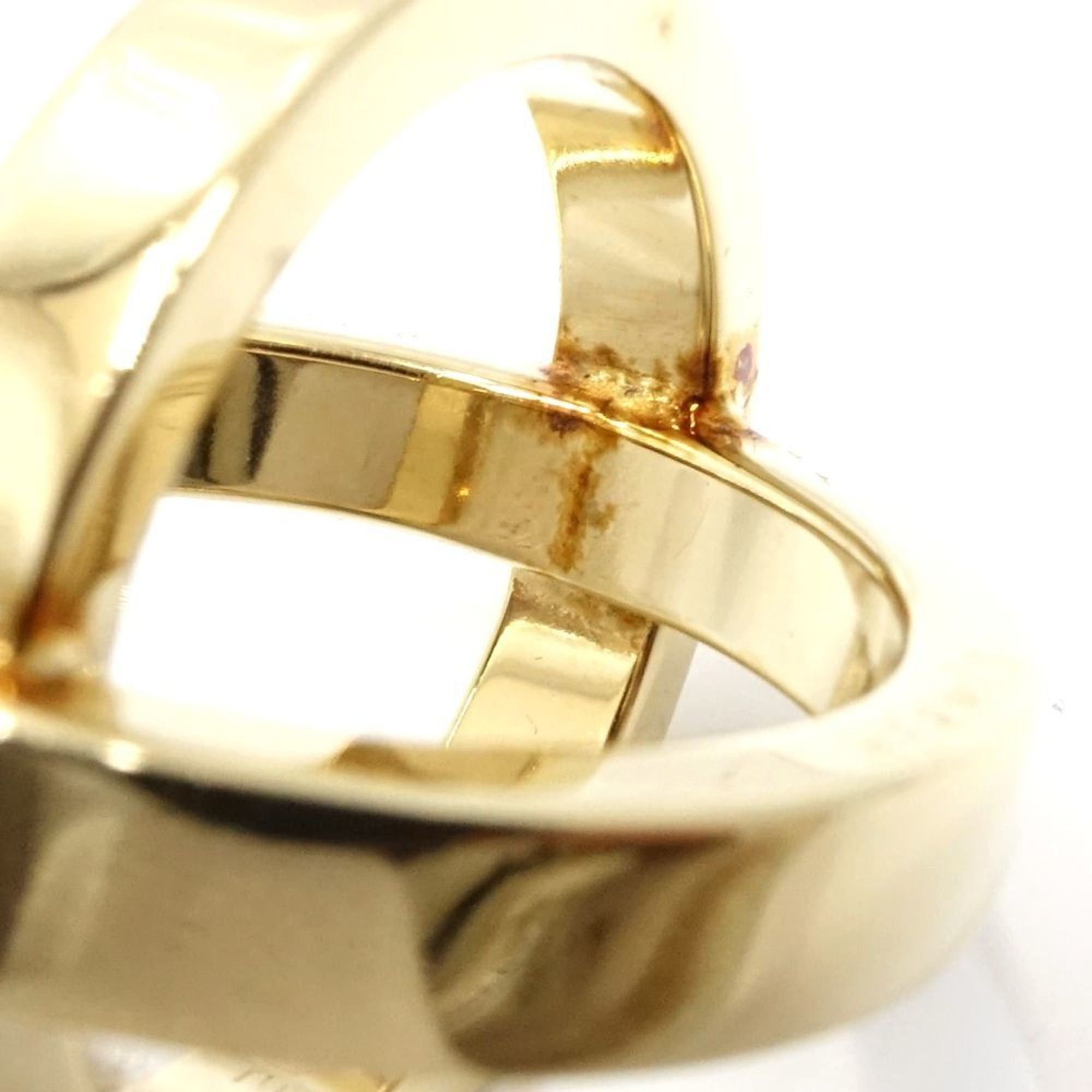 Hermes HERMES Cosmos Scarf Ring, Gold Plated, Women's, 181796 Size ONE SIZE - 3 Thumbnail