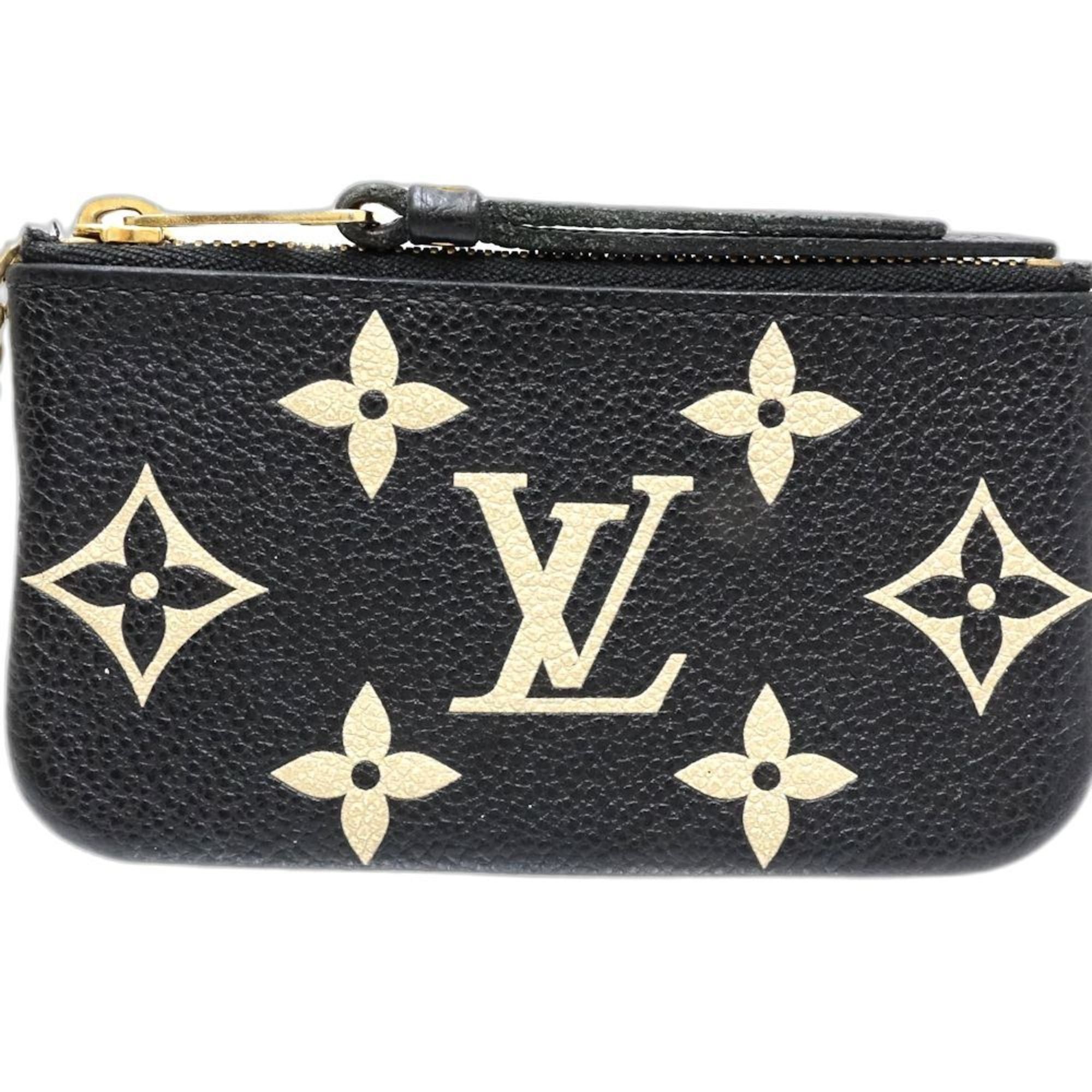 Louis Vuitton Louis Vuitton Wallet/Coin Case M80885 Pochette Cle Monogram Empreinte Black/Beige Women's 181844 Size ONE SIZE - 2 Thumbnail