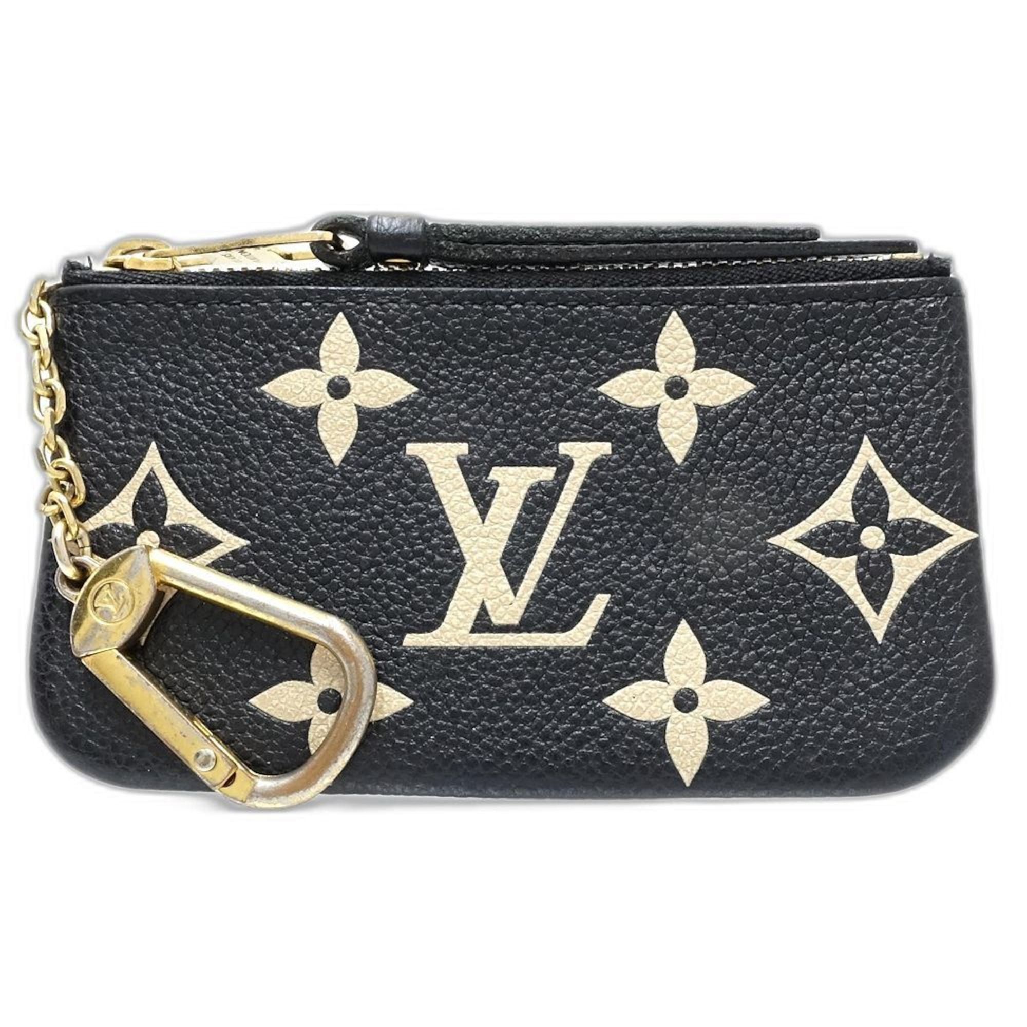 Louis Vuitton Louis Vuitton Wallet/Coin Case M80885 Pochette Cle Monogram Empreinte Black/Beige Women's 181844 Size ONE SIZE - 10 Thumbnail