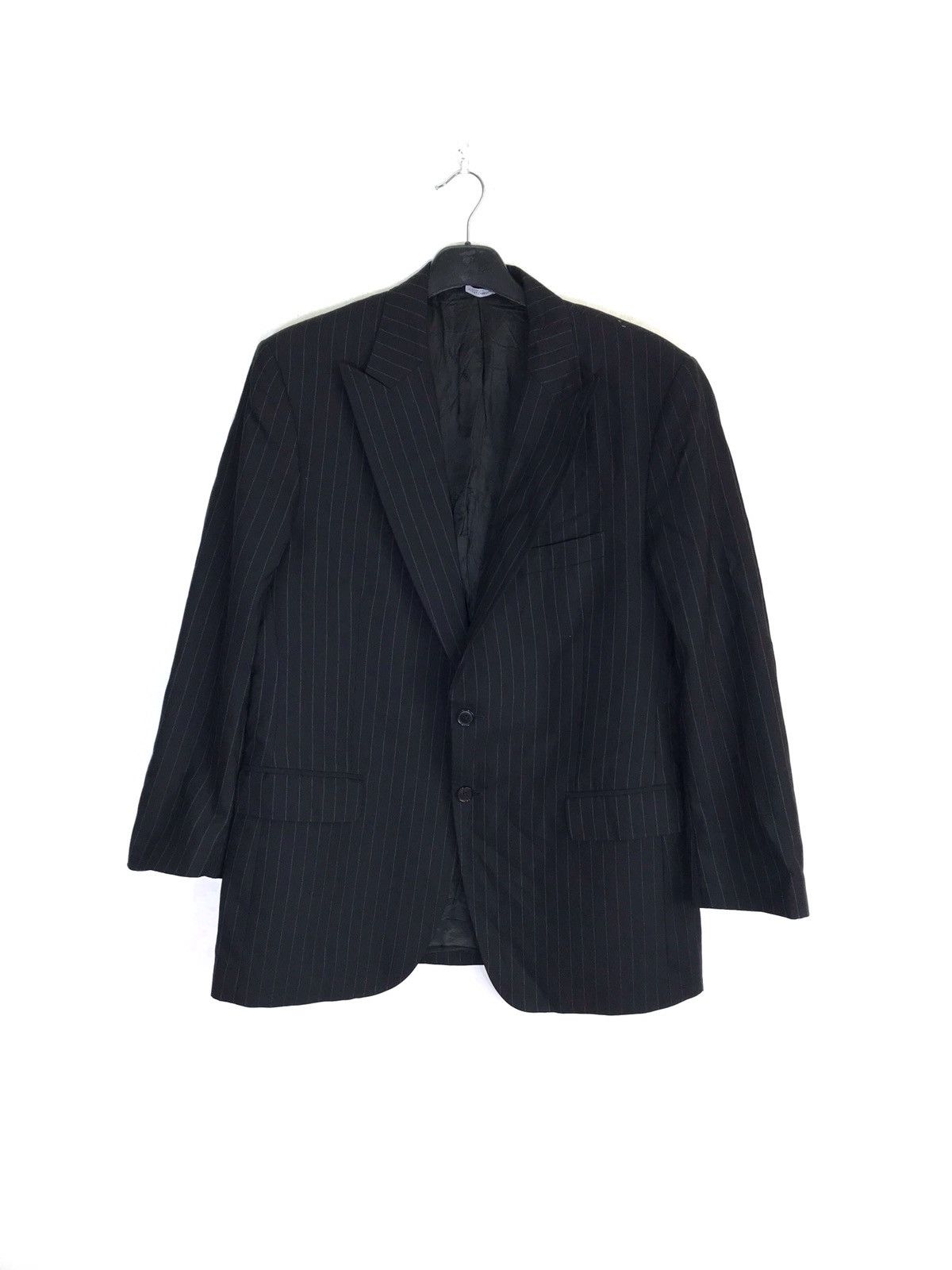 Dolce & Gabbana Dolce & Gabbana Wool Striped Coat Blazer Made In Italy Size US M / EU 48-50 / 2 - 1 Thumbnail