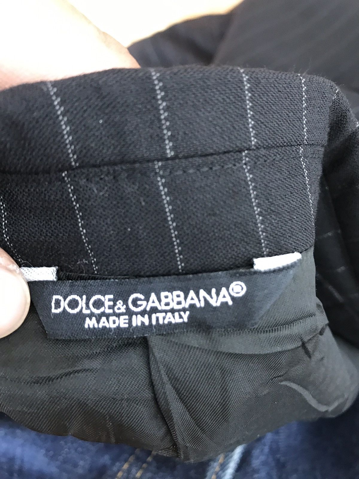 Dolce & Gabbana Dolce & Gabbana Wool Striped Coat Blazer Made In Italy Size US M / EU 48-50 / 2 - 4 Thumbnail