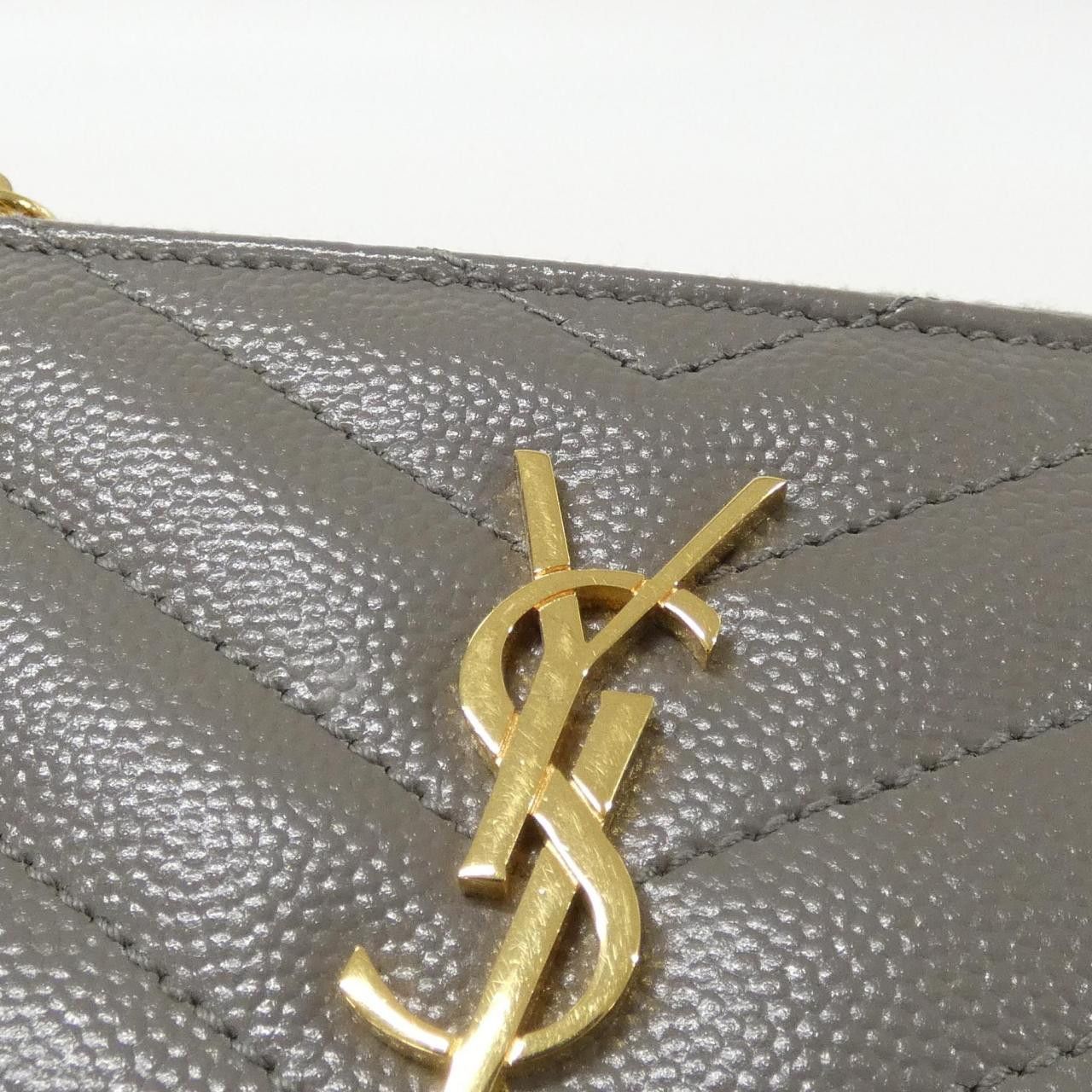 Yves Saint Laurent Yves Saint Laurent Saint Laurent 607915 BOW01 Calf Coin Case Leather Coin Case 607915 BOW01 DUTY FREE for USA Size ONE SIZE - 4 Thumbnail