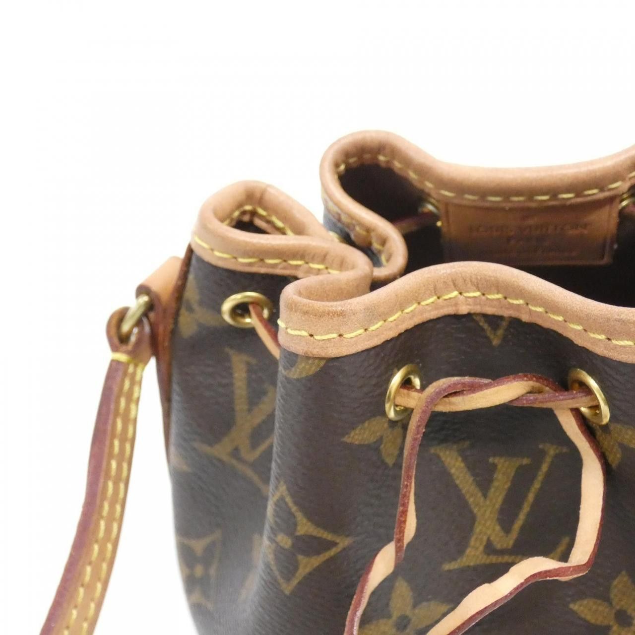 Louis Vuitton Louis Vuitton Louis Vuitton Nano Noe Monogram Shoulder Bag Canvas Shoulder Bag M41346 DUTY FREE for USA Size ONE SIZE - 4 Thumbnail