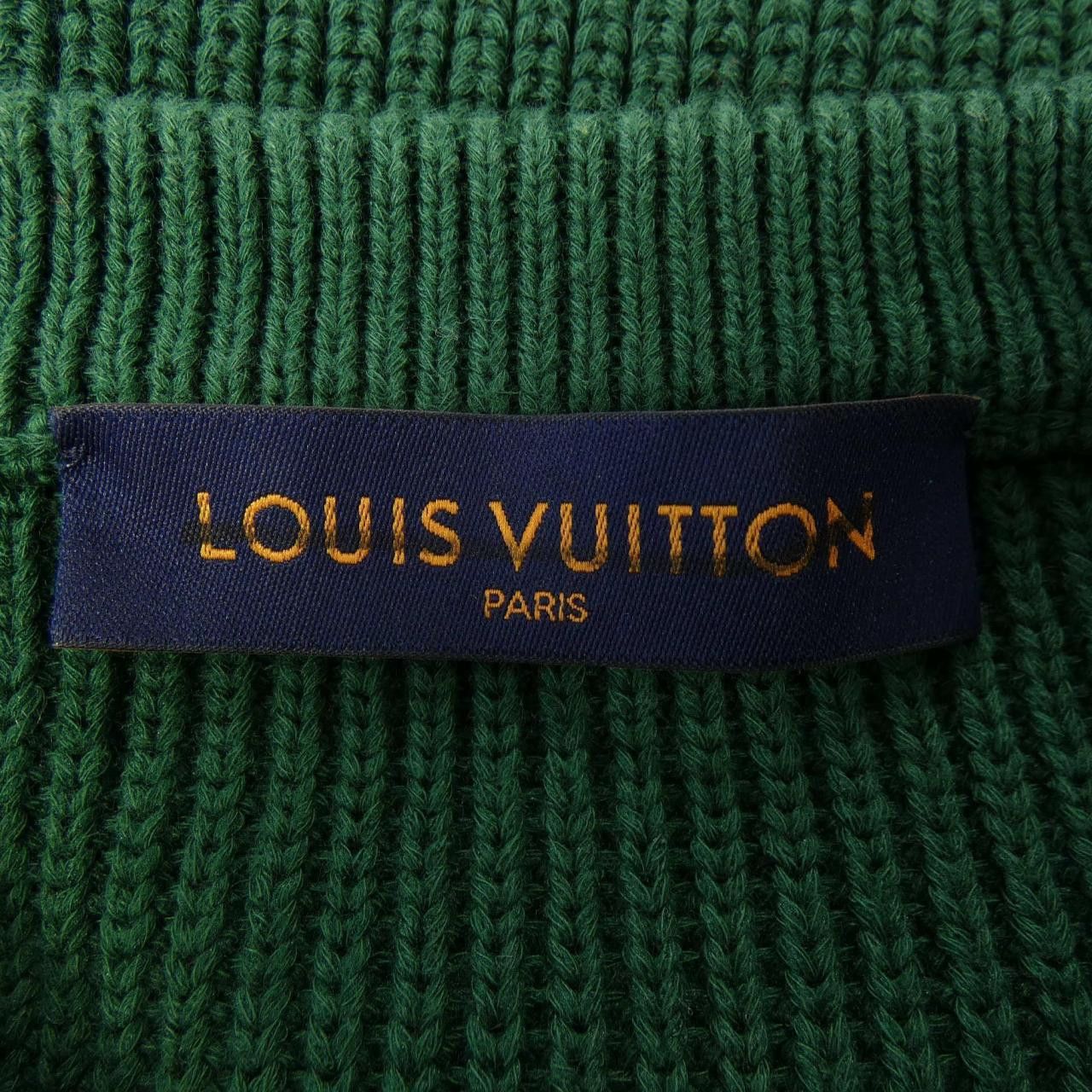 Louis Vuitton Louis Vuitton Louis Vuitton Monogram Knit Bomber Canvas Tops HKN67WTBY DUTY FREE for USA Size ONE SIZE - 4 Thumbnail