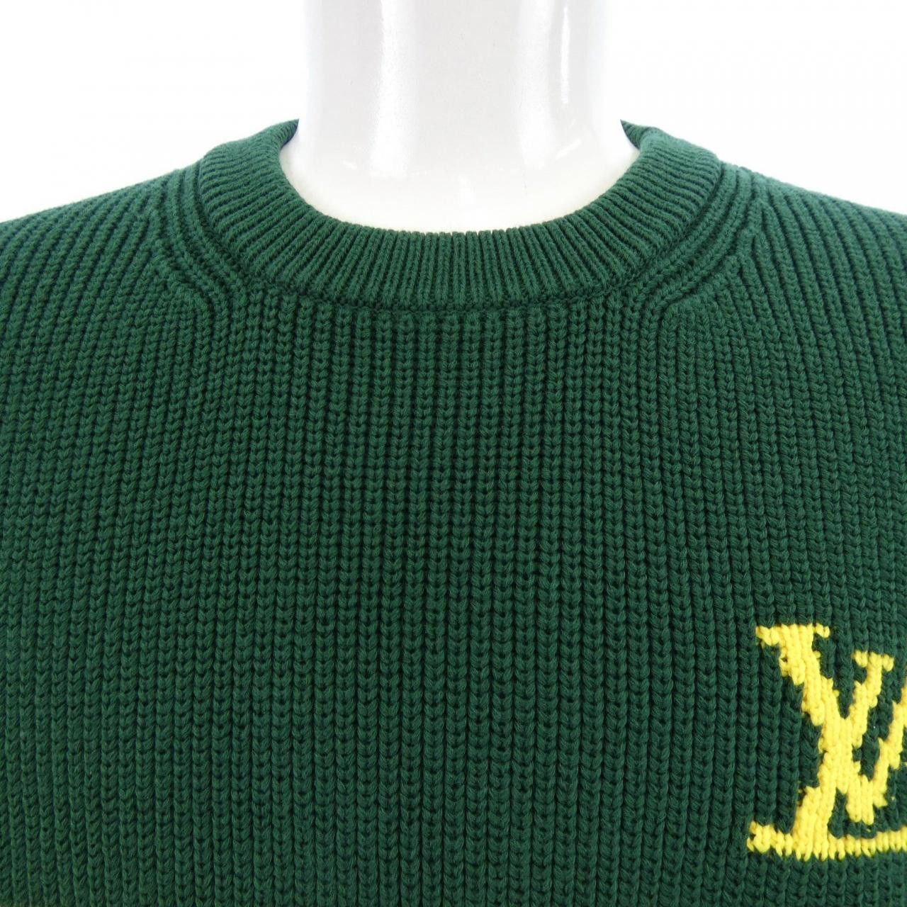 Louis Vuitton Louis Vuitton Louis Vuitton Monogram Knit Bomber Canvas Tops HKN67WTBY DUTY FREE for USA Size ONE SIZE - 5 Thumbnail