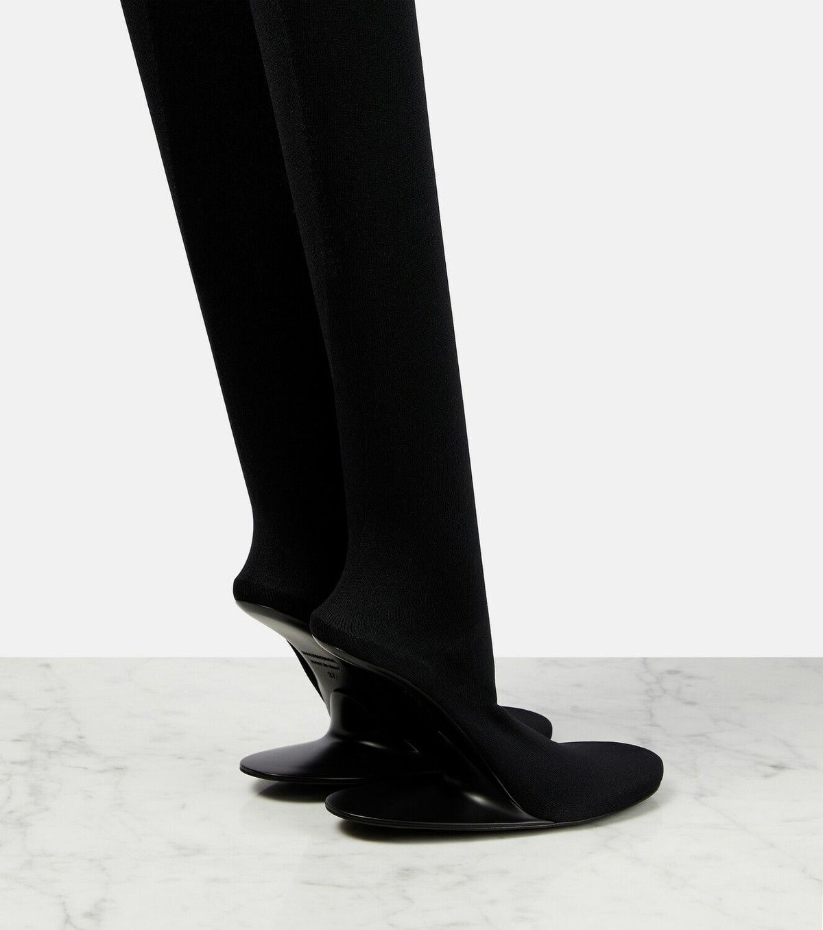 Balenciaga Balenciaga Stage 110mm over-the-knee sock boots Size US 7 / IT 37 - 2 Thumbnail