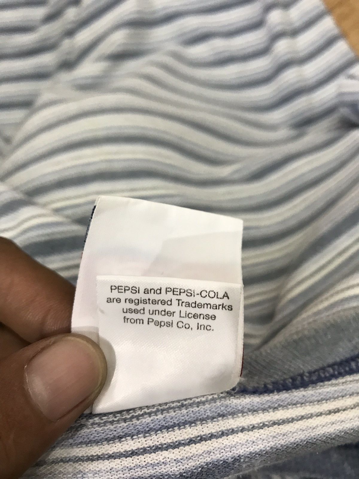 Vintage Vintage Pepsi Cola Stripe T Shirt Size US M / EU 48-50 / 2 - 6 Thumbnail