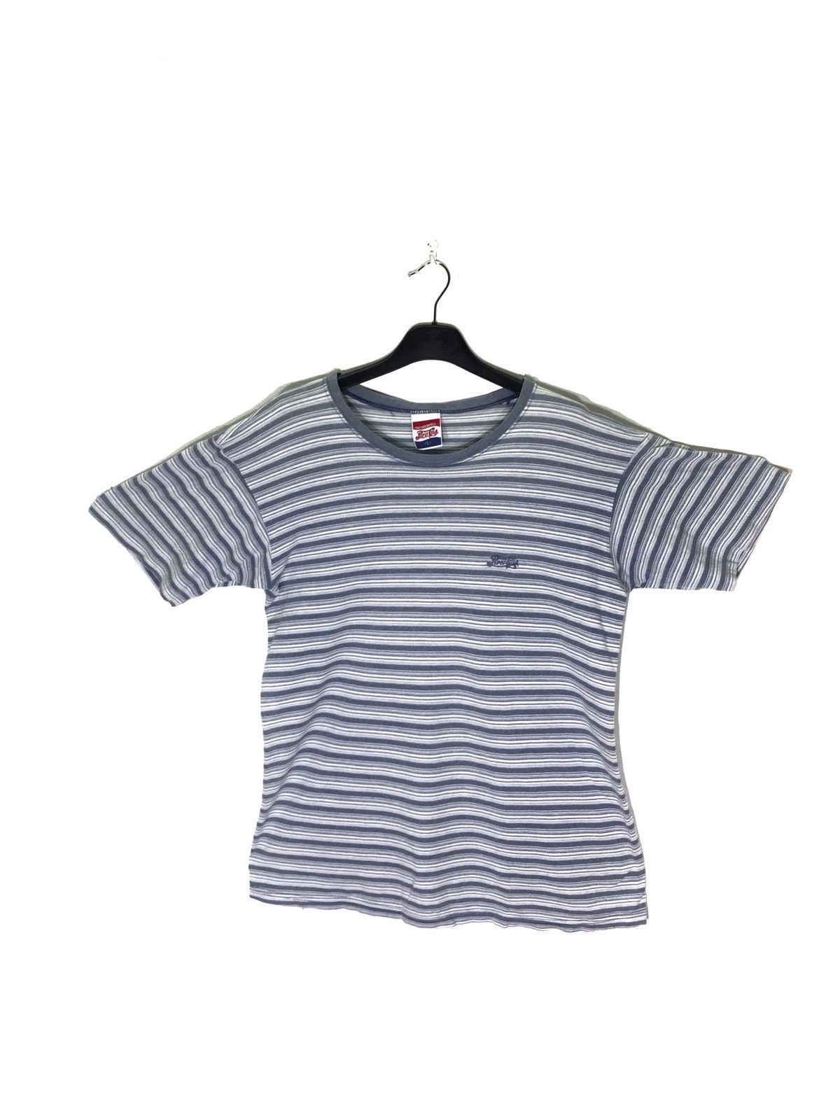 Vintage Vintage Pepsi Cola Stripe T Shirt Size US M / EU 48-50 / 2 - 1 Thumbnail