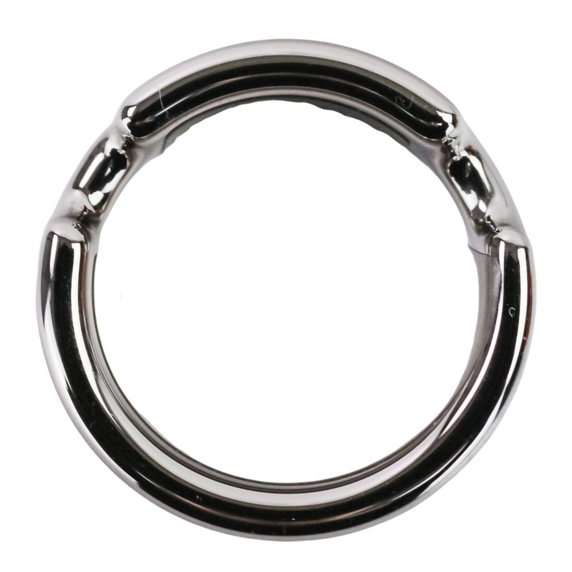 Hermes HERMES Olympe PM Ring, Small, Silver, Brown, Women's Size ONE SIZE - 9 Thumbnail