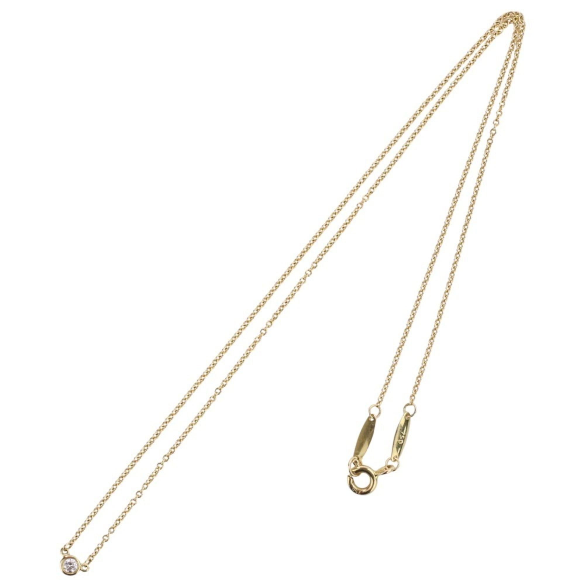 Tiffany & Co. Tiffany & Co. 750 K18 By the Yard Diamond Necklace in Yellow Gold for Women Size ONE SIZE - 14 Thumbnail