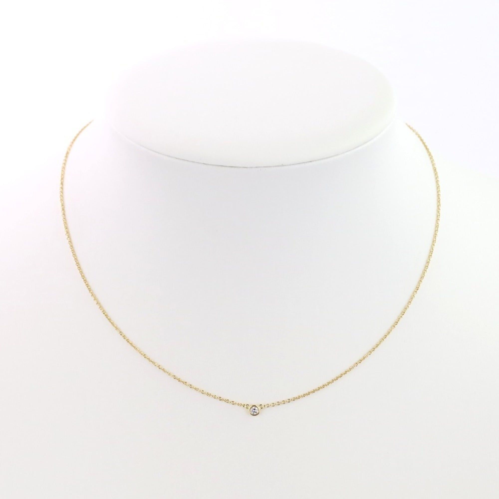 Tiffany & Co. Tiffany & Co. 750 K18 By the Yard Diamond Necklace in Yellow Gold for Women Size ONE SIZE - 5 Thumbnail