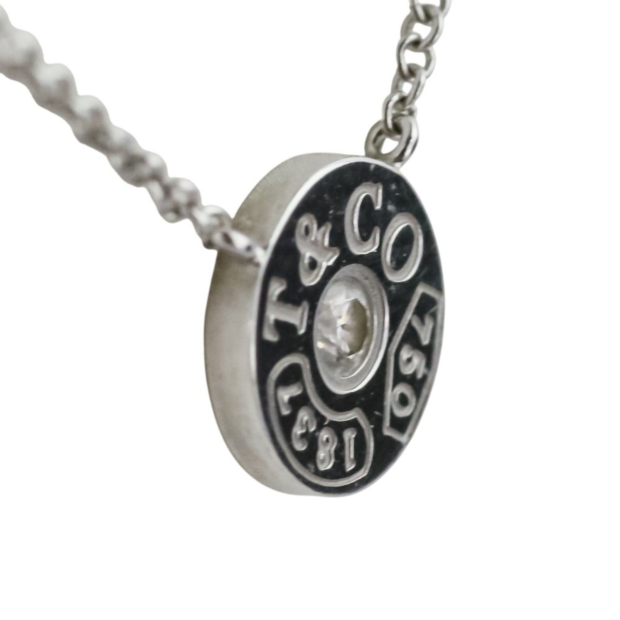 Tiffany & Co. Tiffany & Co. 1837 Diamond Circle Necklace in Au750 or 18K White Gold for Women Size ONE SIZE - 3 Thumbnail