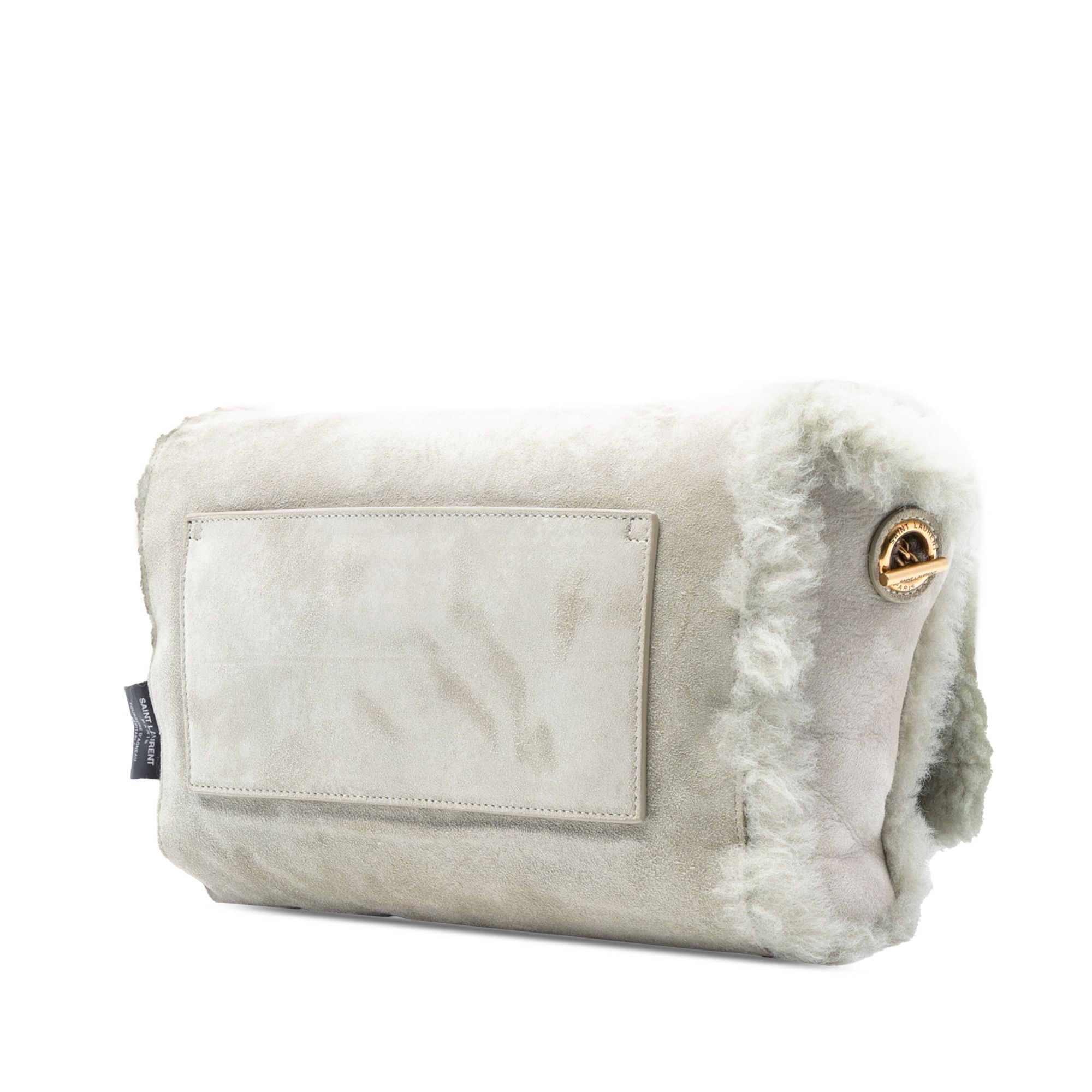 Yves Saint Laurent Yves Saint Laurent Medium Shearling Monogram Kate Reversible Shoulder Bag Size ONE SIZE - 2 Thumbnail