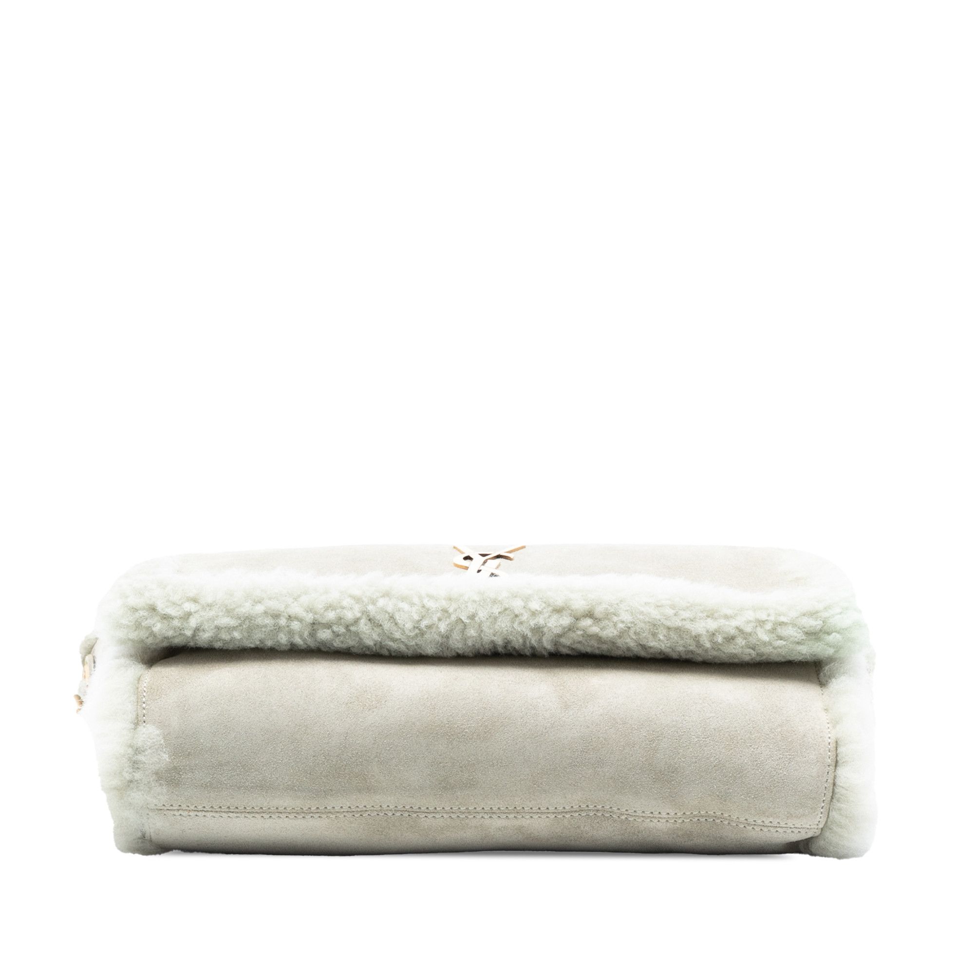 Yves Saint Laurent Yves Saint Laurent Medium Shearling Monogram Kate Reversible Shoulder Bag Size ONE SIZE - 3 Thumbnail
