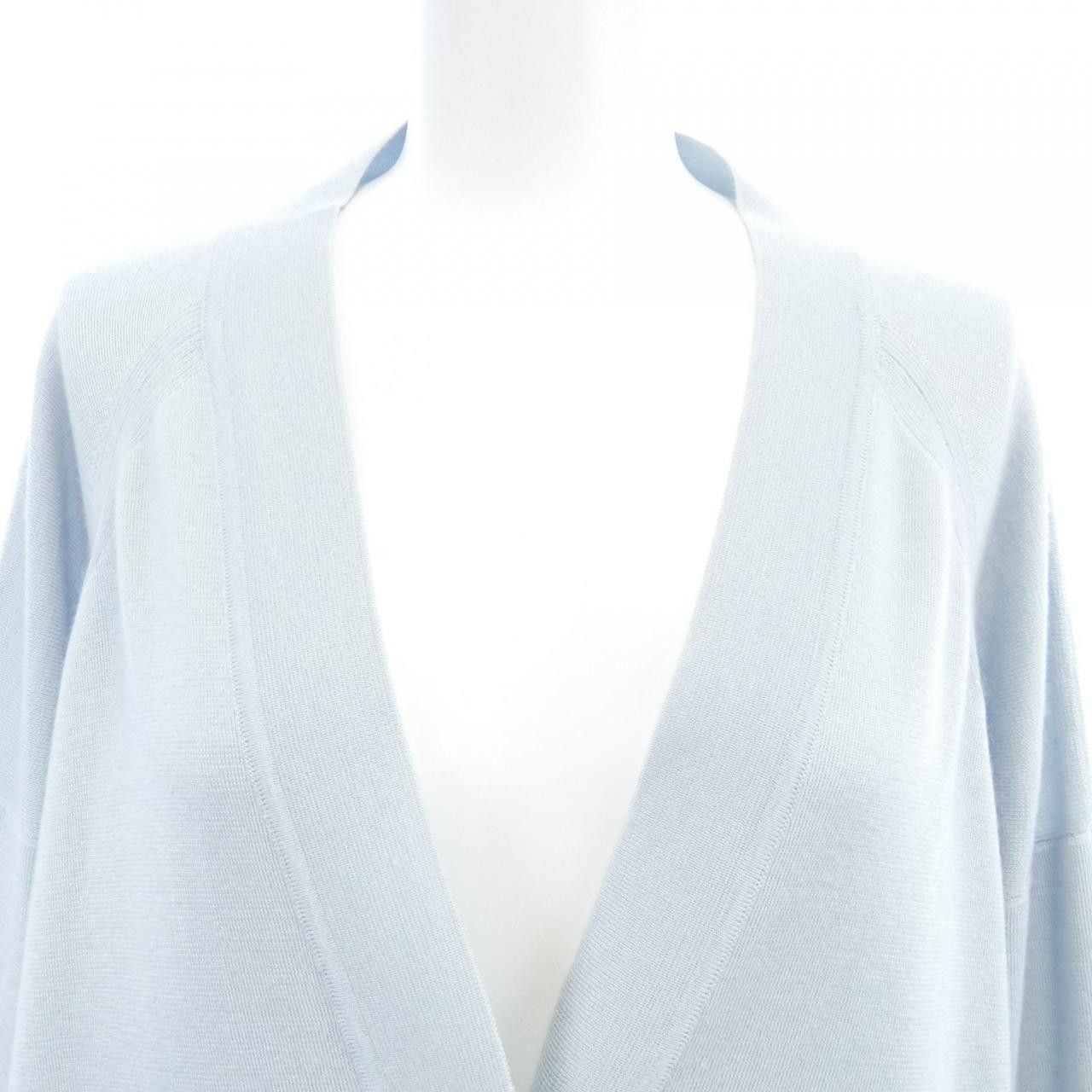 Hermes Hermes Hermes EX-LIBRIS Silk Cashmere Cardigan Others Tops DUTY FREE for USA Size ONE SIZE - 5 Thumbnail
