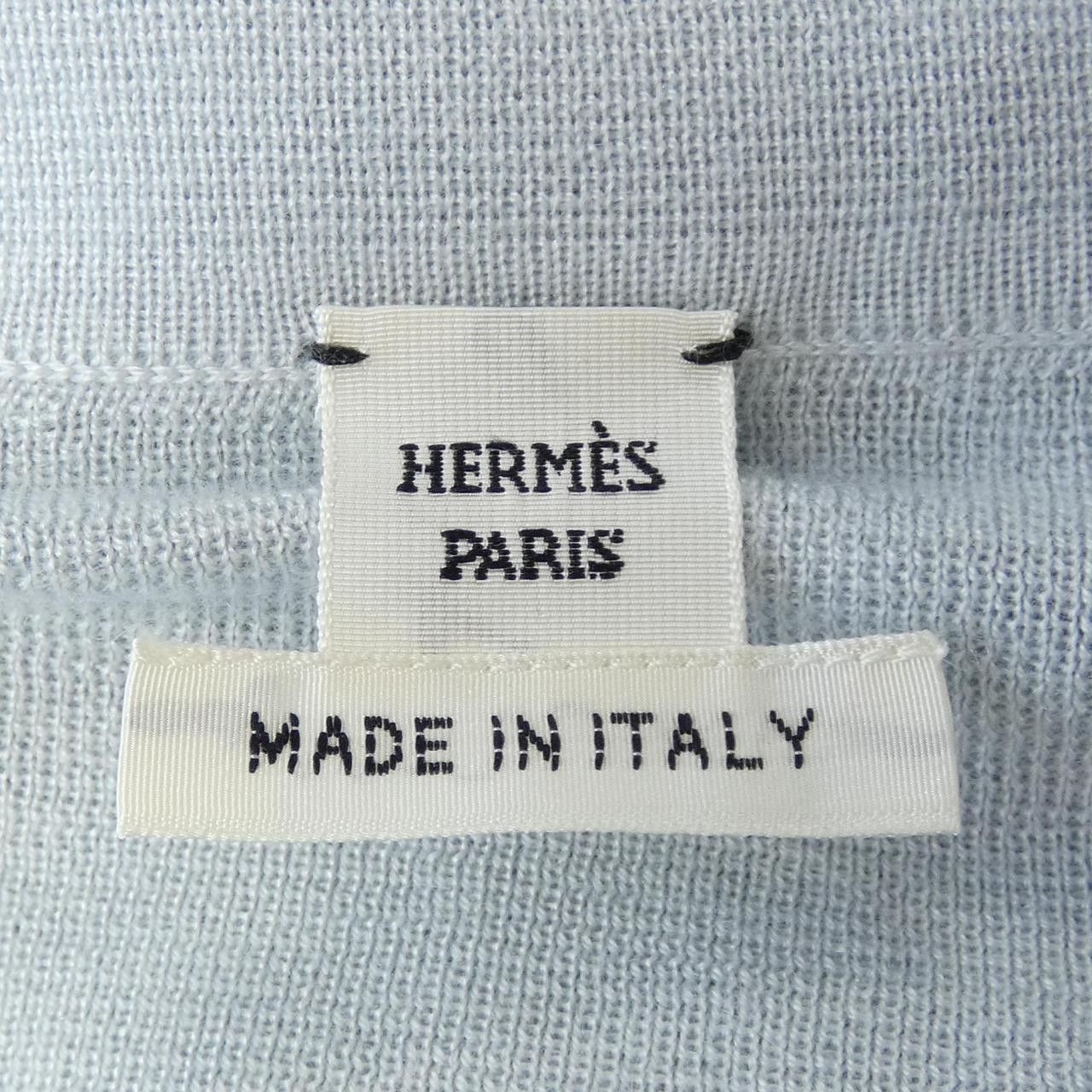 Hermes Hermes Hermes EX-LIBRIS Silk Cashmere Cardigan Others Tops DUTY FREE for USA Size ONE SIZE - 4 Thumbnail