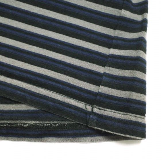 Other Steven Alan 21//MVS BORDER CREW NECK TEE Cotton T-shirt Cotton T-Shirts 8117-199-0392 DUTY FREE for USA