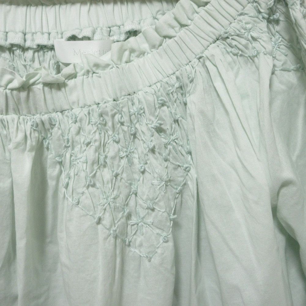 Other Other Merlette MARLE Cotton Blouse Cotton Tops 3610700042 DUTY FREE for USA Size ONE SIZE - 5 Thumbnail