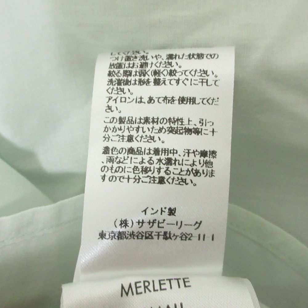 Other Other Merlette MARLE Cotton Blouse Cotton Tops 3610700042 DUTY FREE for USA Size ONE SIZE - 8 Thumbnail