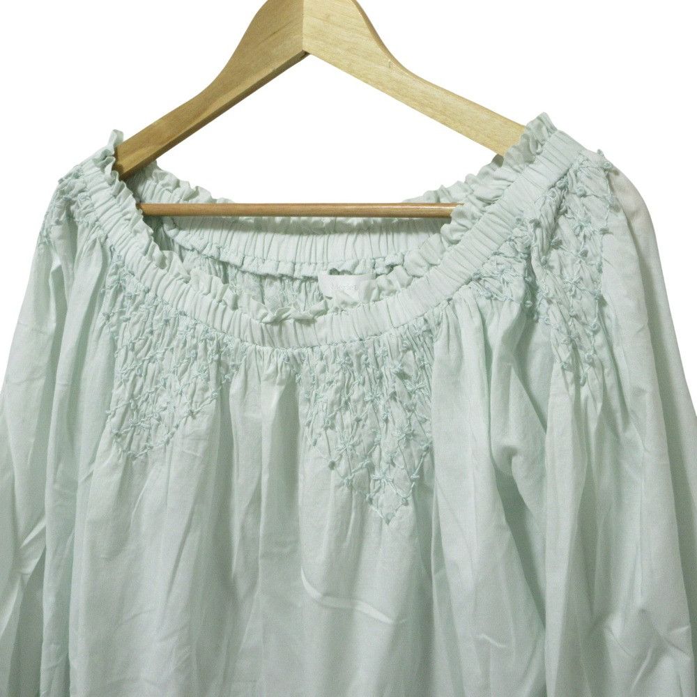 Other Other Merlette MARLE Cotton Blouse Cotton Tops 3610700042 DUTY FREE for USA Size ONE SIZE - 4 Thumbnail