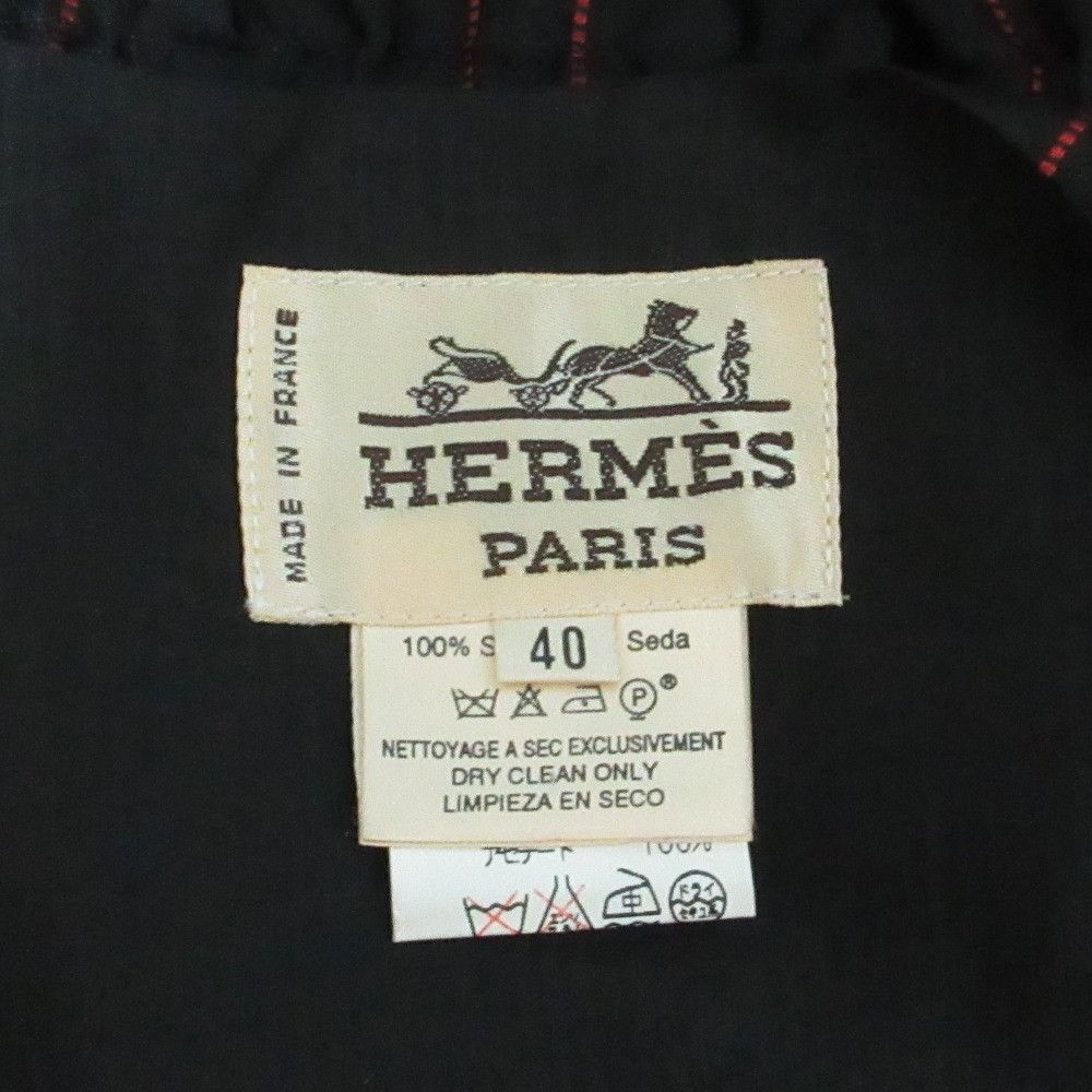 Hermes Hermes Hermès Bird Print Silk Vest 40 Others Tops DUTY FREE for USA Size ONE SIZE - 6 Thumbnail