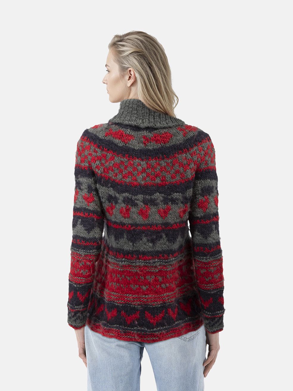 Moncler Abstract Wool Knit Turtleneck Jumper Size M / US 6-8 / IT 42-44 - 2 Thumbnail