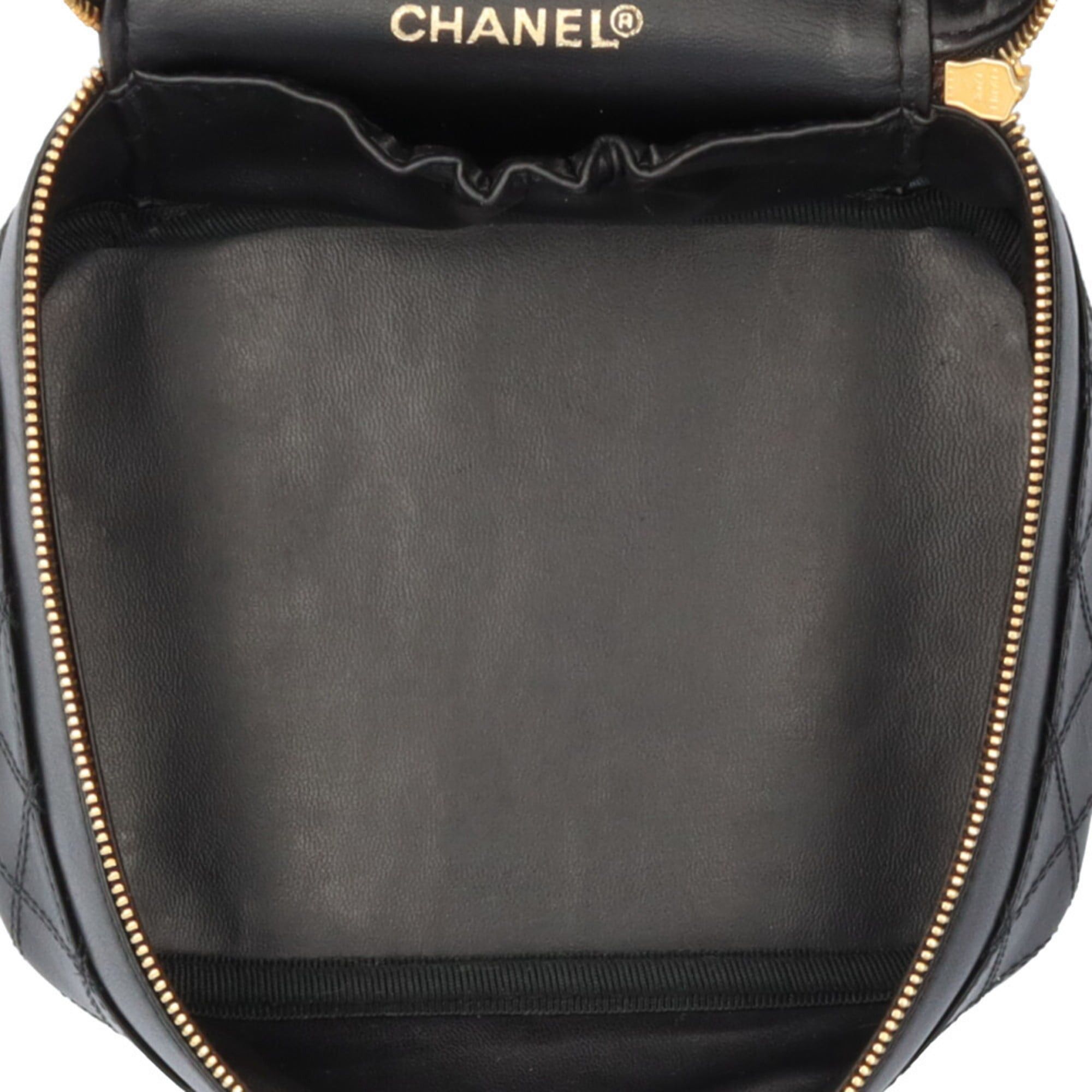 Chanel Pre-owned Chanel Picolore Vanity Bag, Handbag, Leather A01618, Black, Women's Size ONE SIZE - 6 Thumbnail