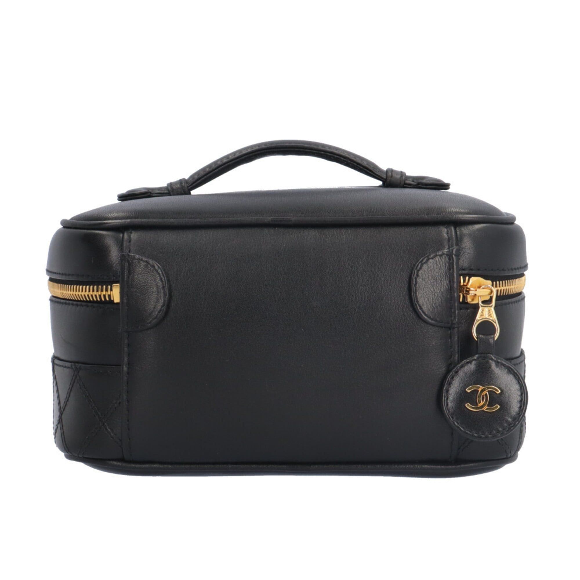 Chanel Pre-owned Chanel Picolore Vanity Bag, Handbag, Leather A01618, Black, Women's Size ONE SIZE - 3 Thumbnail