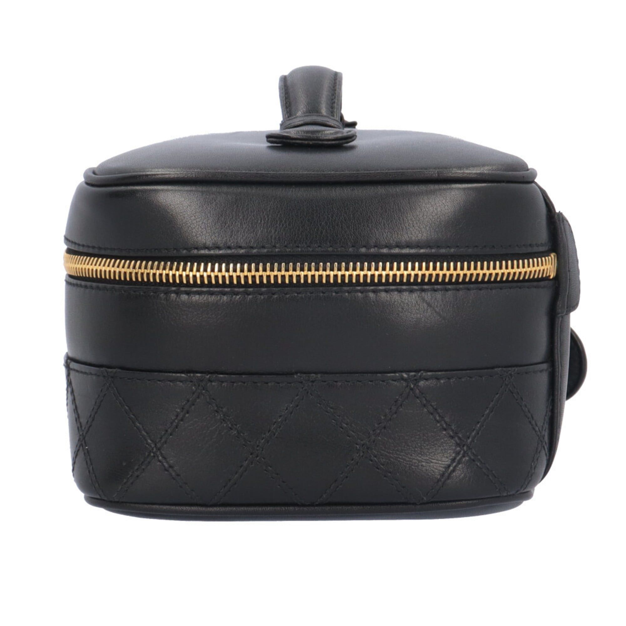 Chanel Pre-owned Chanel Picolore Vanity Bag, Handbag, Leather A01618, Black, Women's Size ONE SIZE - 4 Thumbnail