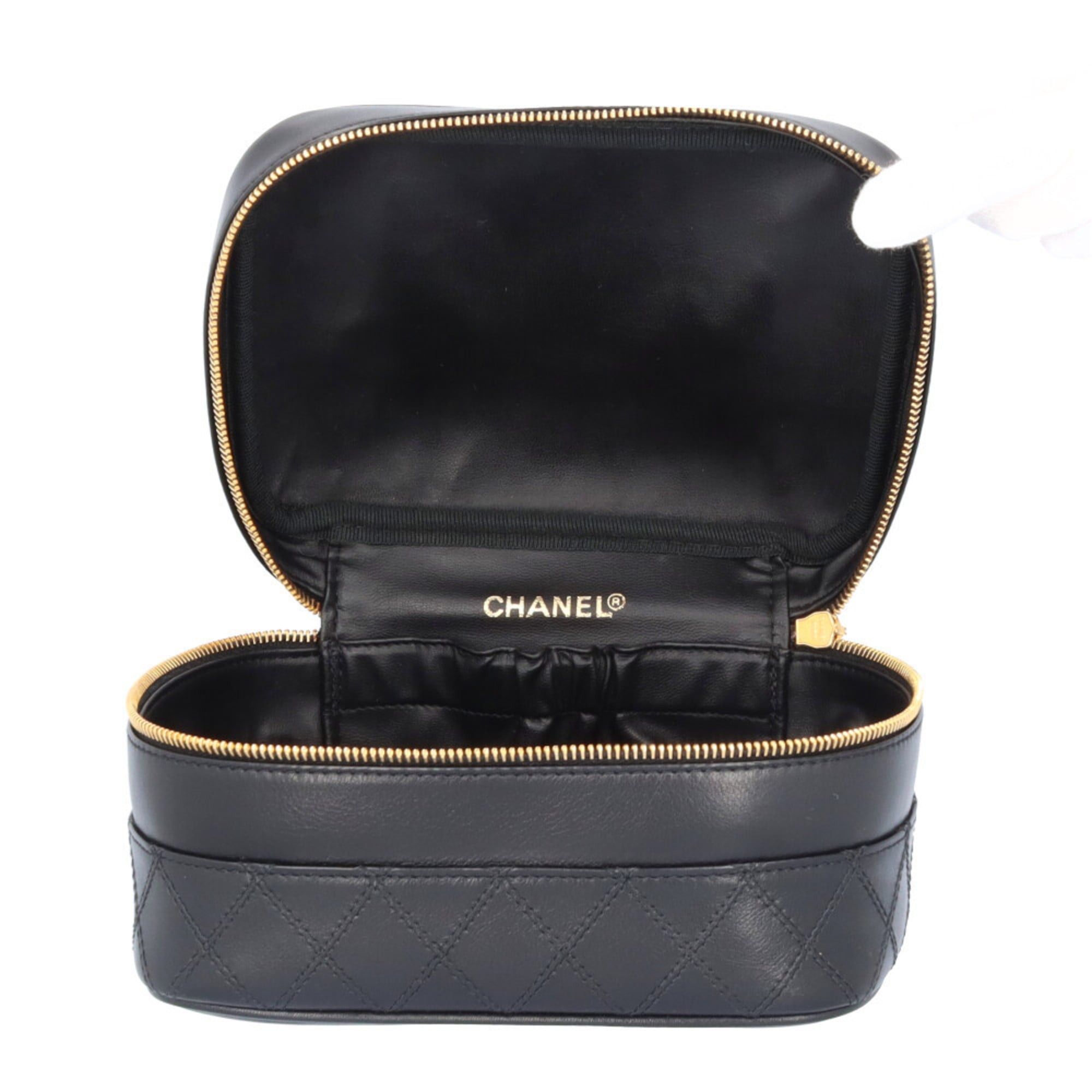 Chanel Pre-owned Chanel Picolore Vanity Bag, Handbag, Leather A01618, Black, Women's Size ONE SIZE - 8 Thumbnail