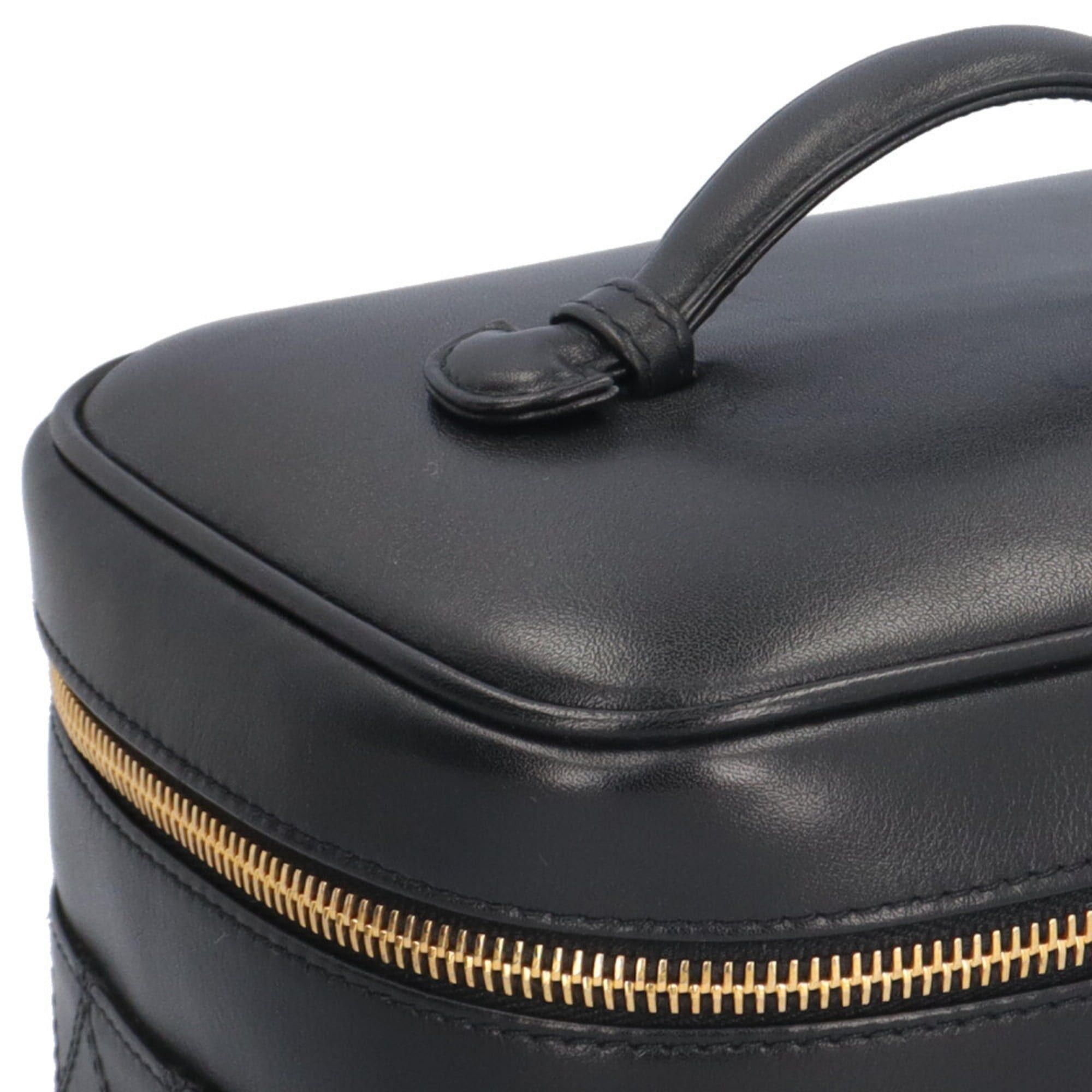 Chanel Pre-owned Chanel Picolore Vanity Bag, Handbag, Leather A01618, Black, Women's Size ONE SIZE - 10 Thumbnail