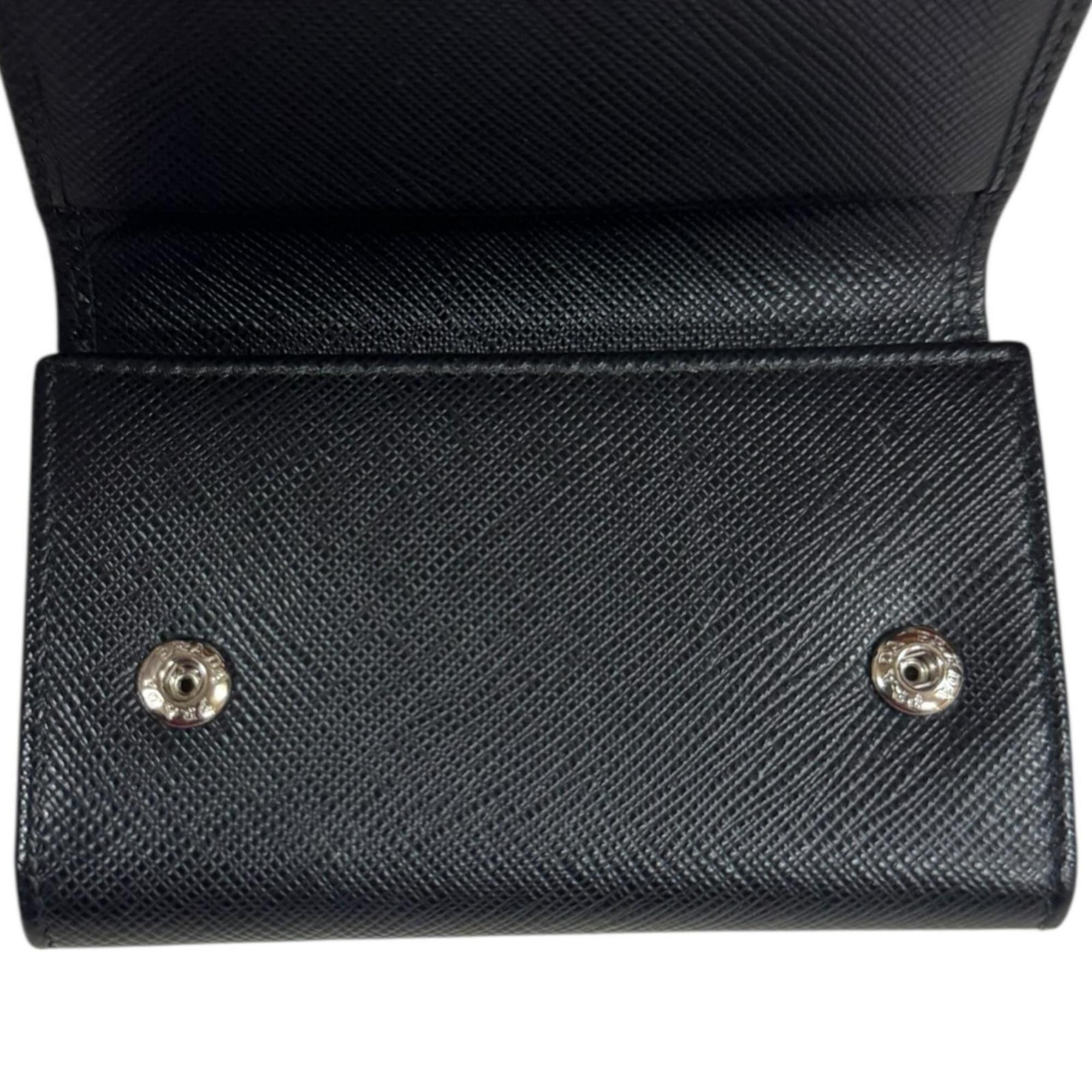 Prada Pre-owned Prada Saffiano Leather Key Case, 2PG002, Men's/Women's Size ONE SIZE - 8 Thumbnail
