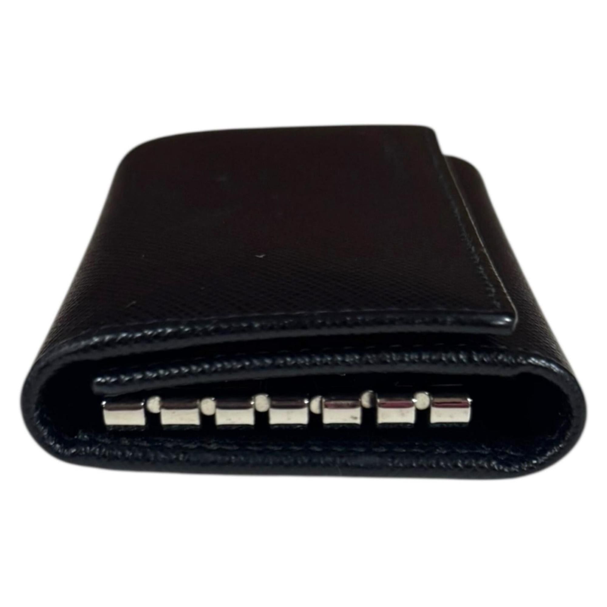 Prada Pre-owned Prada Saffiano Leather Key Case, 2PG002, Men's/Women's Size ONE SIZE - 3 Thumbnail