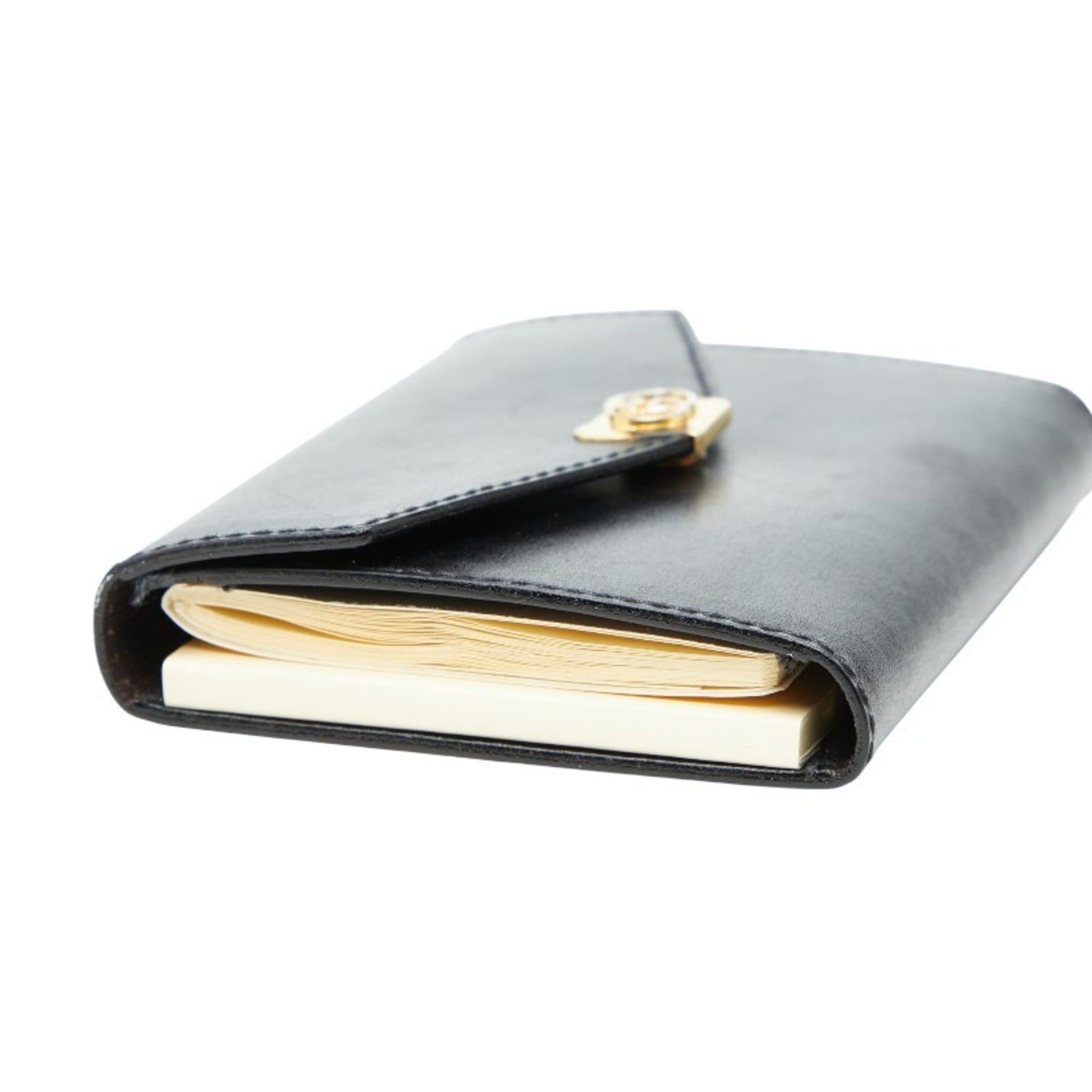 Gucci Gucci - Black Leather Notebook Cover 031 379 4328 Women's GUCCI Size ONE SIZE - 5 Thumbnail